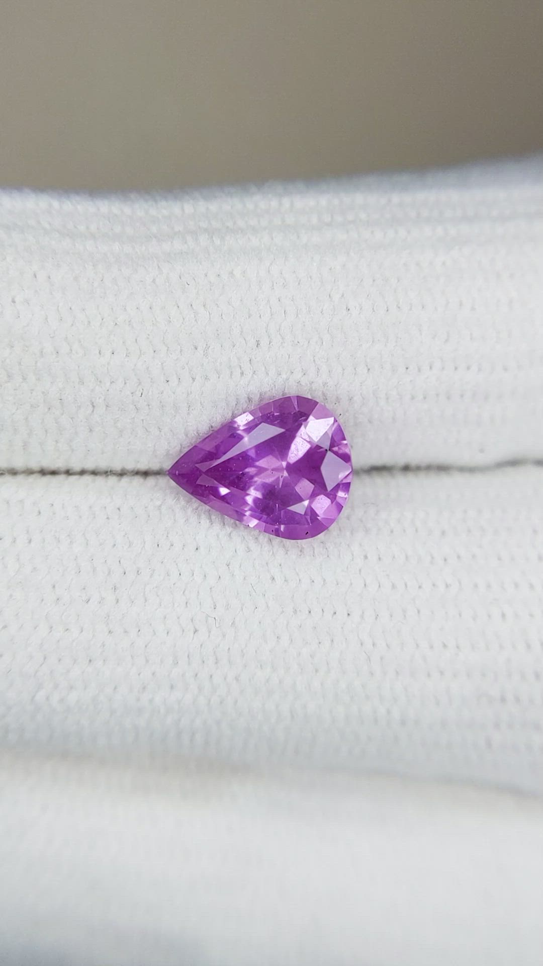 1.86 Ct. Purplish Pink Sapphire from Madagascar Size Video