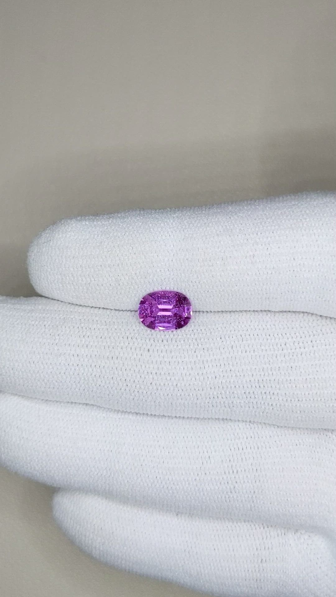 1.70 Ct. Purple Sapphire from Madagascar Size Video