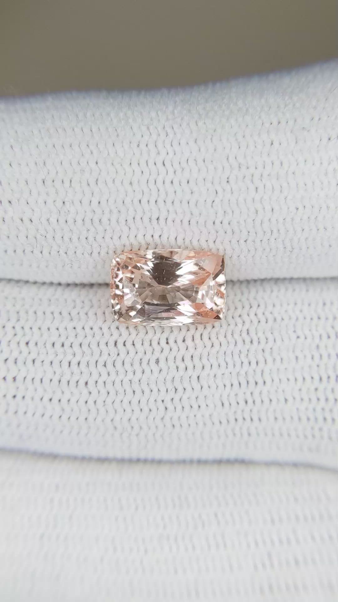 3.57 Ct. Padparadscha Sapphire from Madagascar Size Video