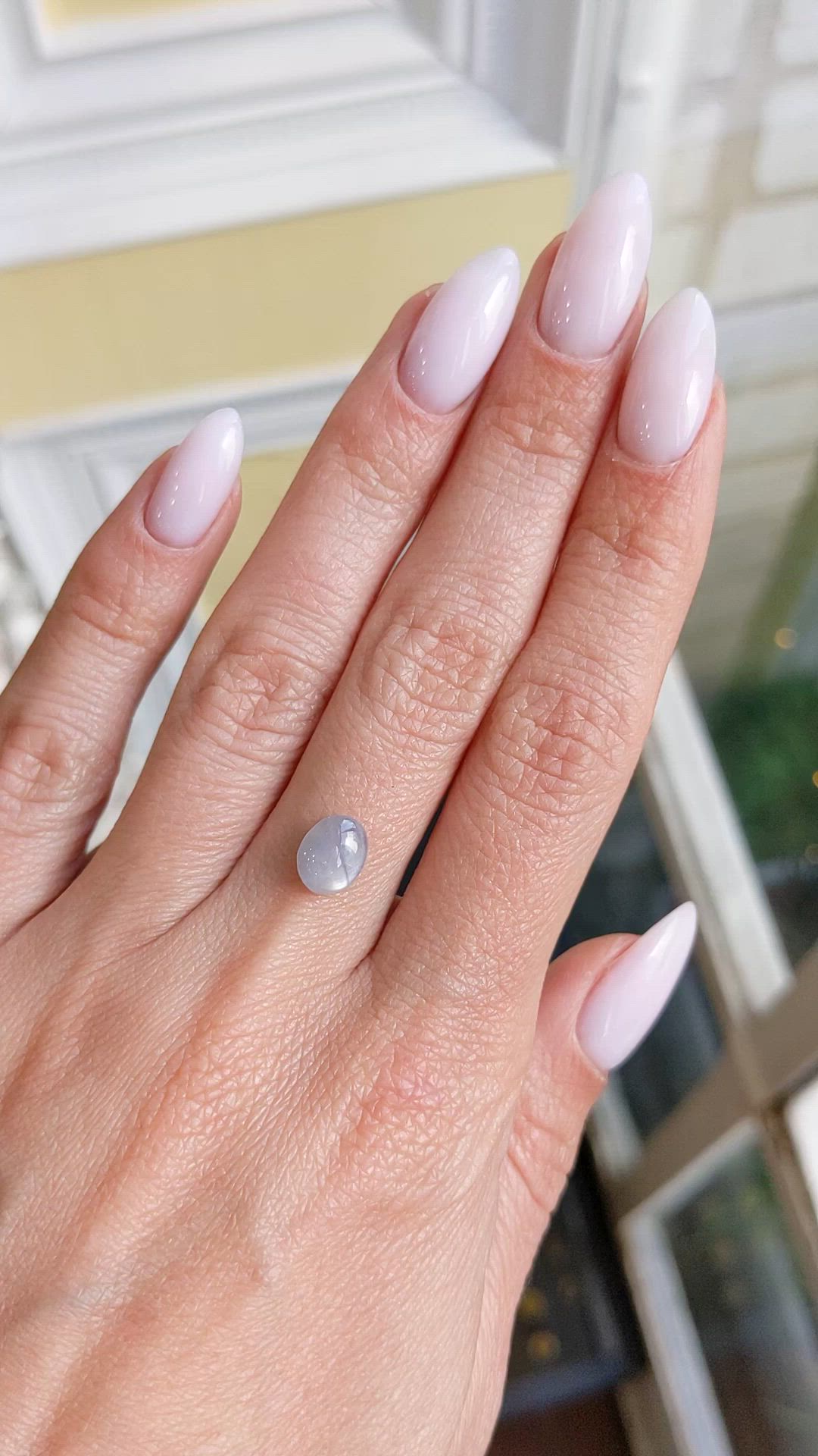 1.95 Ct. Grey Star Sapphire from Ceylon (Sri Lanka) Size Video