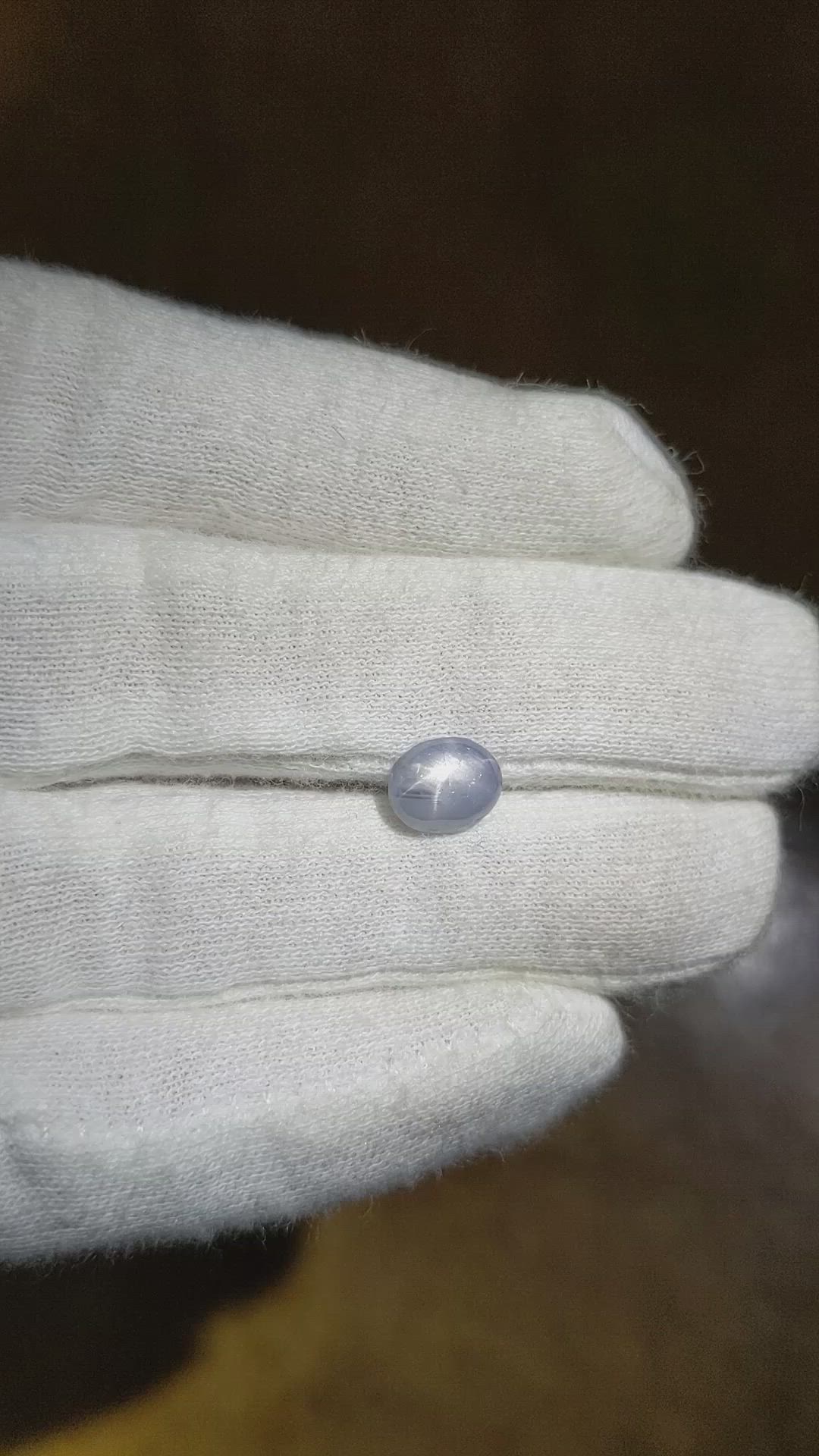 1.95 Ct. Grey Star Sapphire from Ceylon (Sri Lanka) Size Video