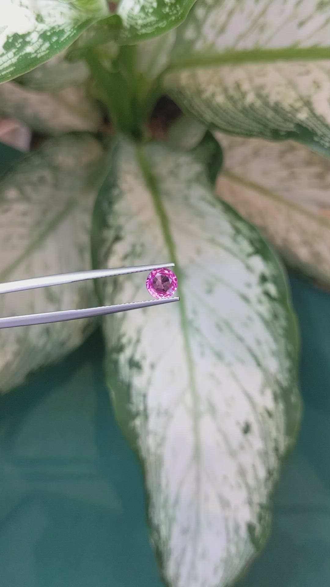 1.02 Ct. Pink Sapphire from Ceylon (Sri Lanka) Size Video