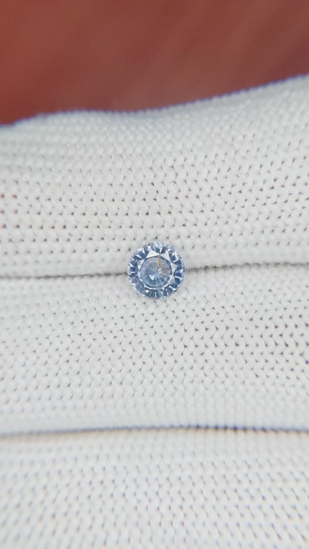 0.84 Ct. Blue Sapphire from Ceylon (Sri Lanka) Size Video