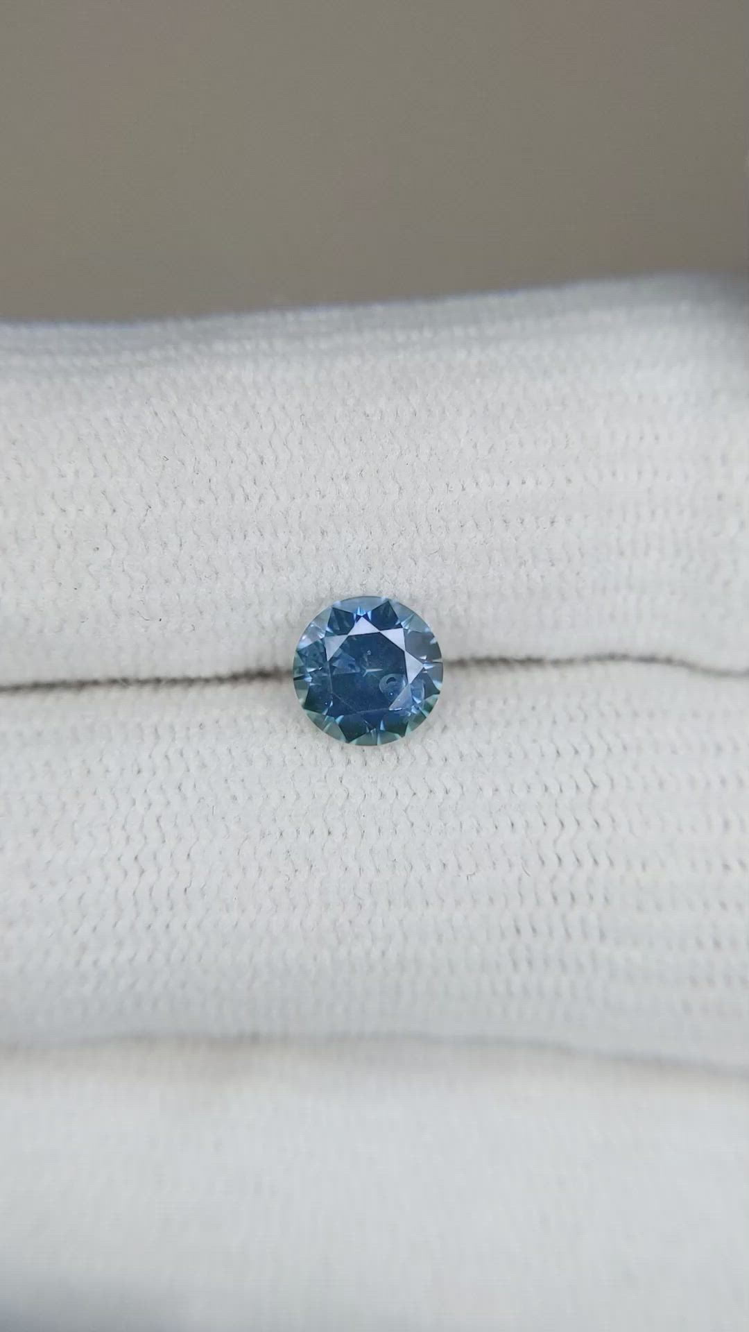 1.03 Ct. Blue Sapphire from Montana Size Video