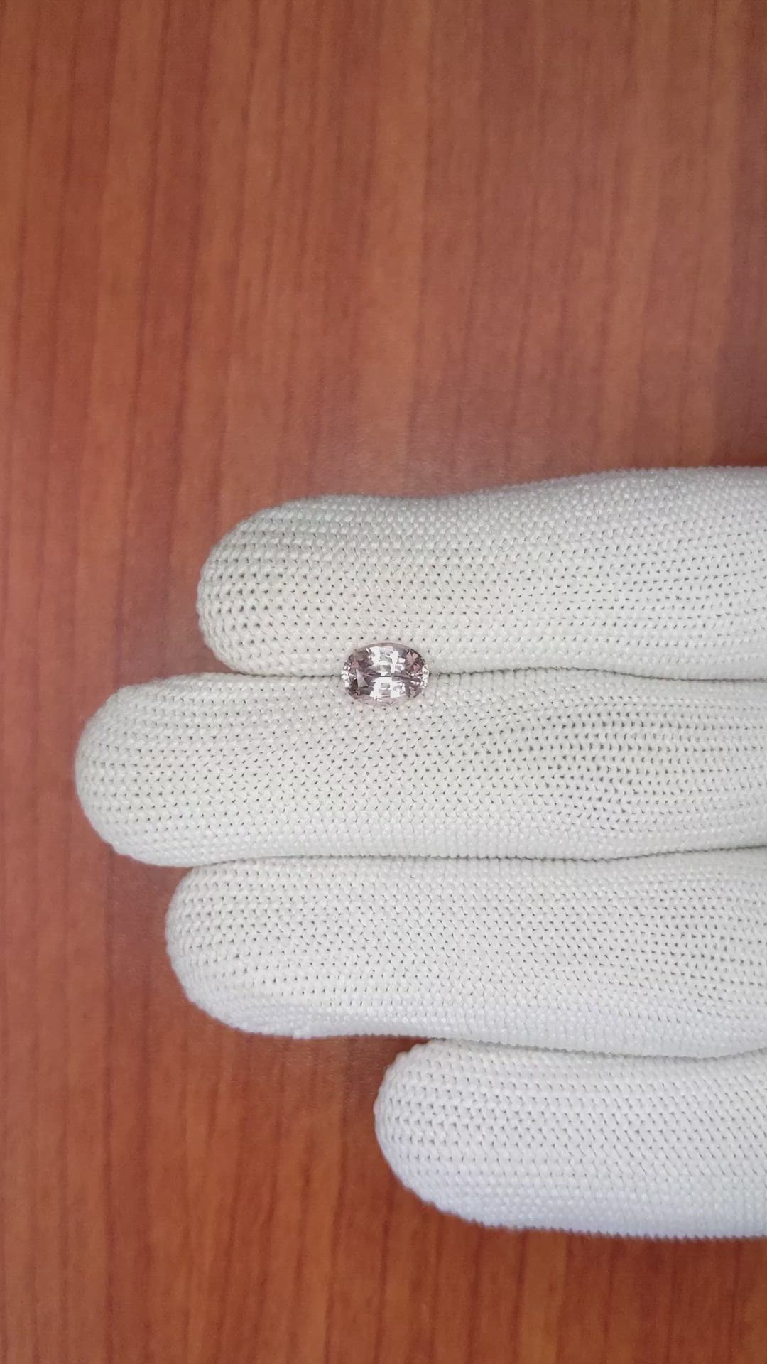 1.29 Ct. Pink Sapphire from Ceylon (Sri Lanka) Size Video