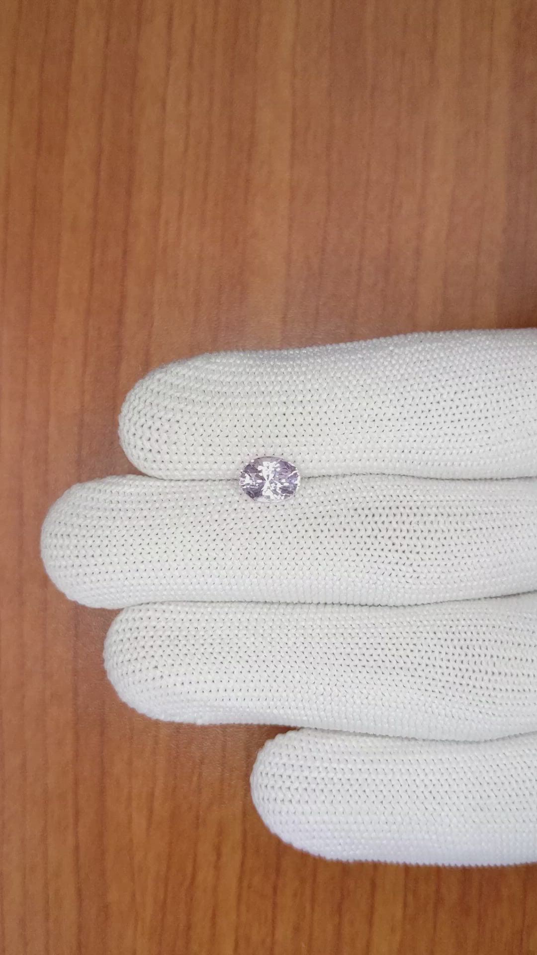 1.60 Ct. Pink Sapphire from Ceylon (Sri Lanka) Size Video