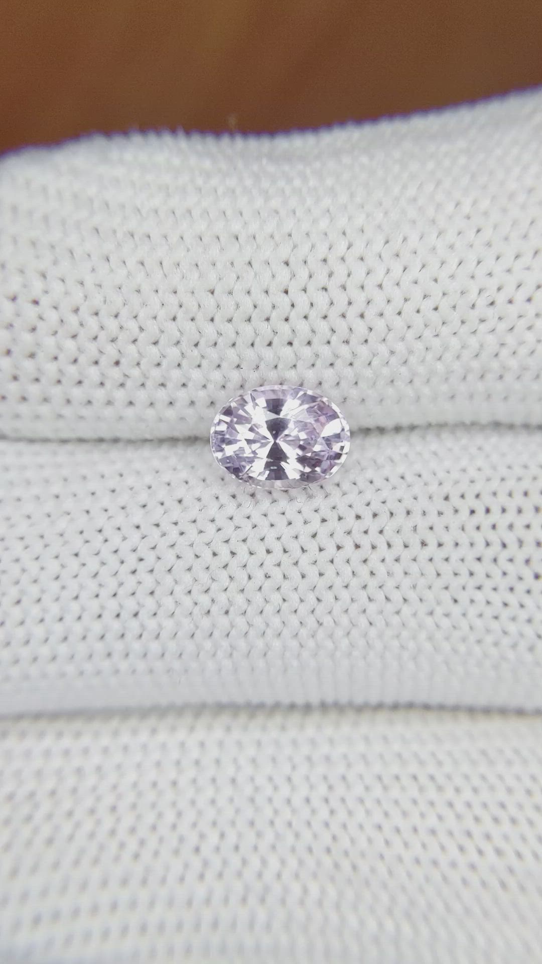 1.60 Ct. Pink Sapphire from Ceylon (Sri Lanka) Size Video