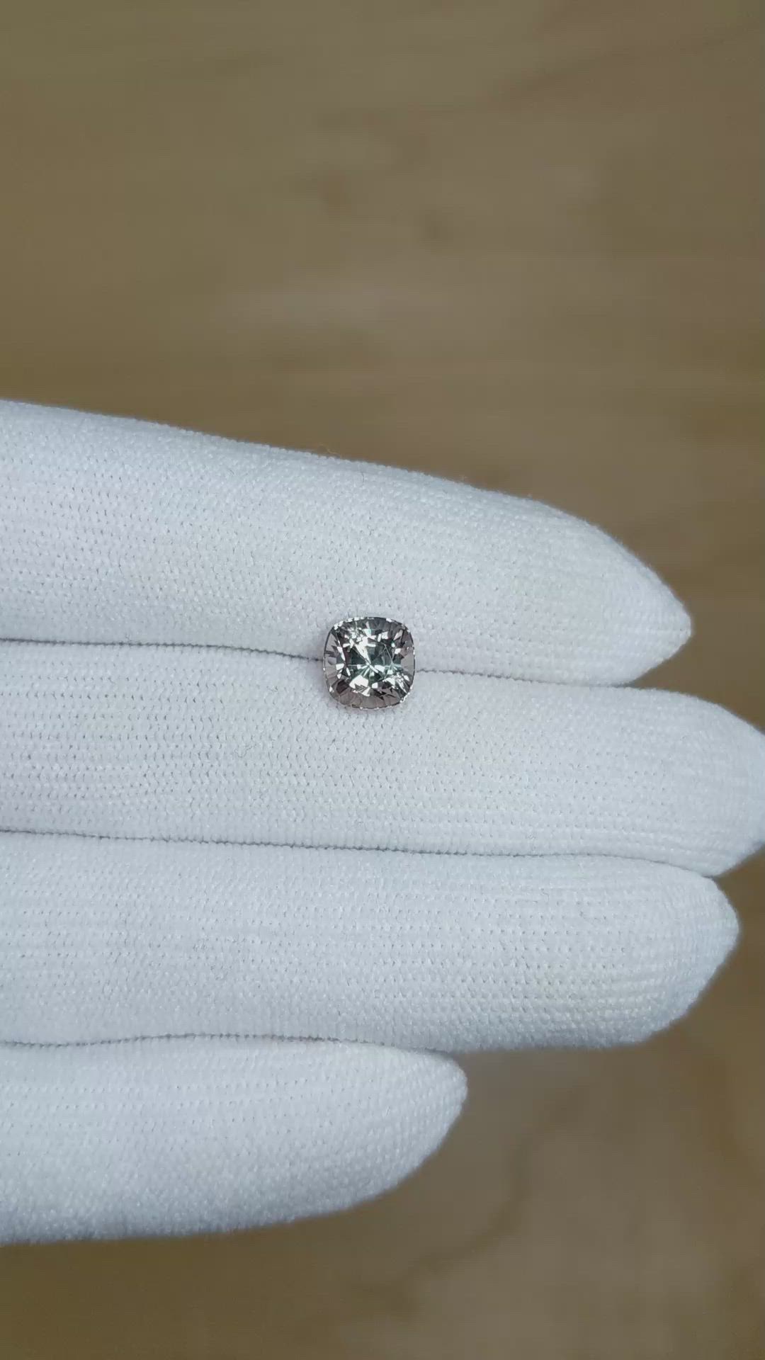 2.35 Ct. Yellowish Brown Sapphire from Ceylon (Sri Lanka) Size Video