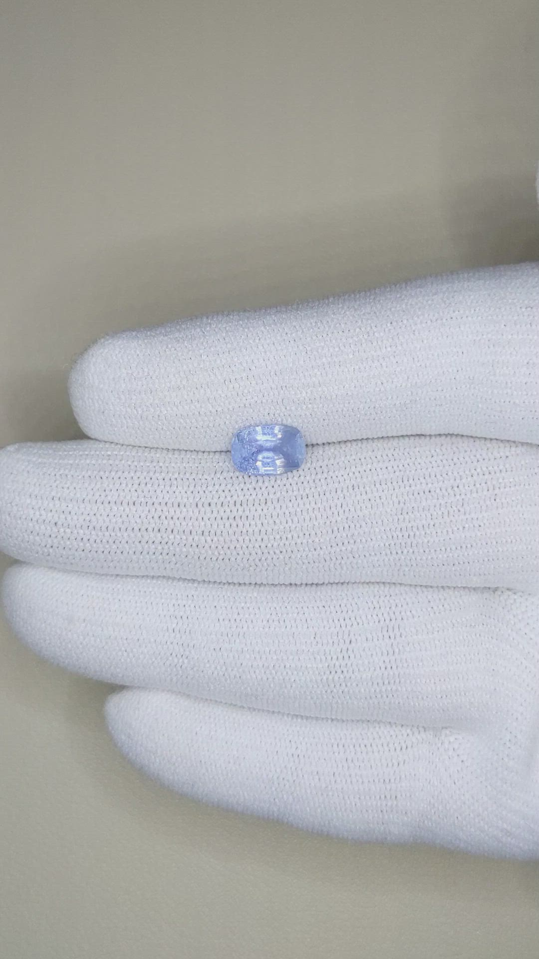 1.72 Ct. Blue Sapphire from Ceylon (Sri Lanka) Size Video