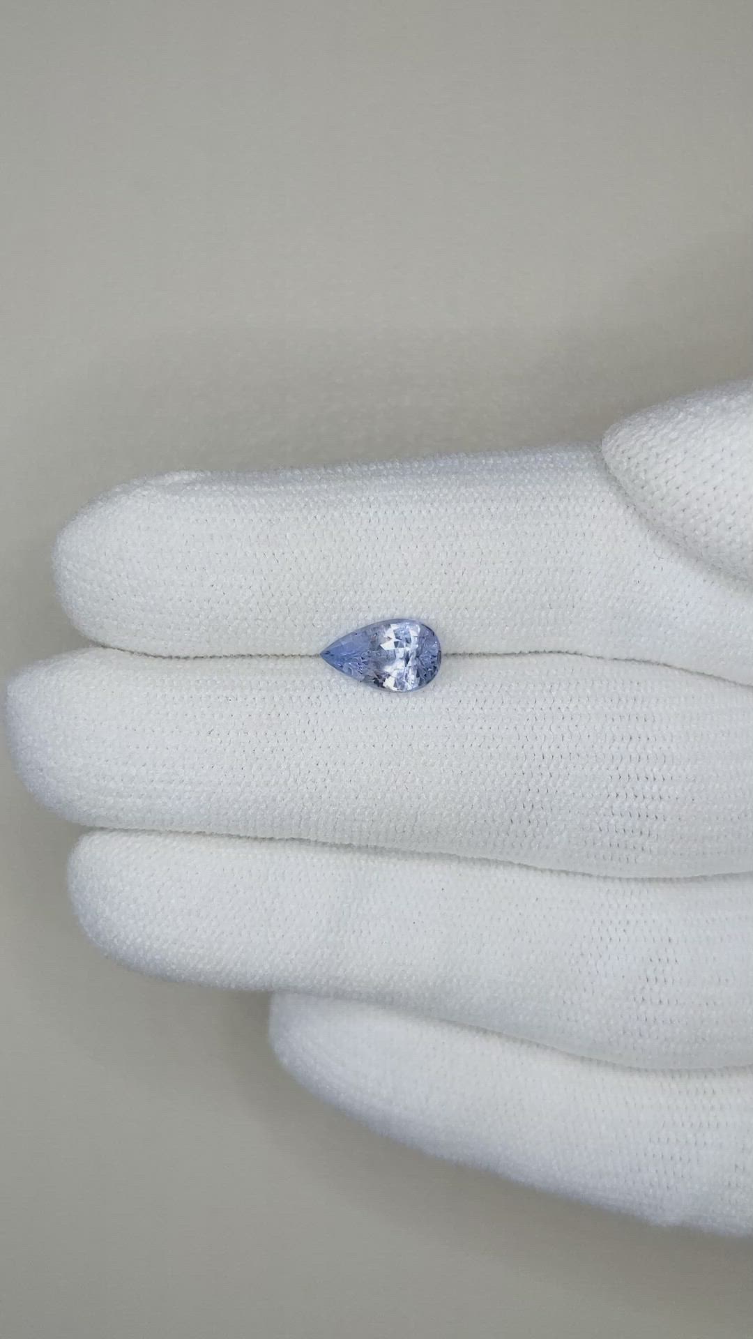 1.36 Ct. Blue Sapphire from Ceylon (Sri Lanka) Size Video
