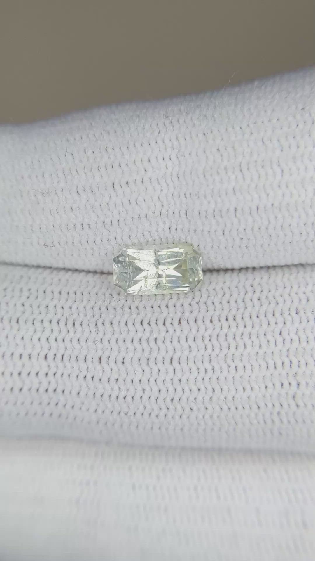 1.22 Ct. Bi Color Sapphire from Ceylon (Sri Lanka) Size Video