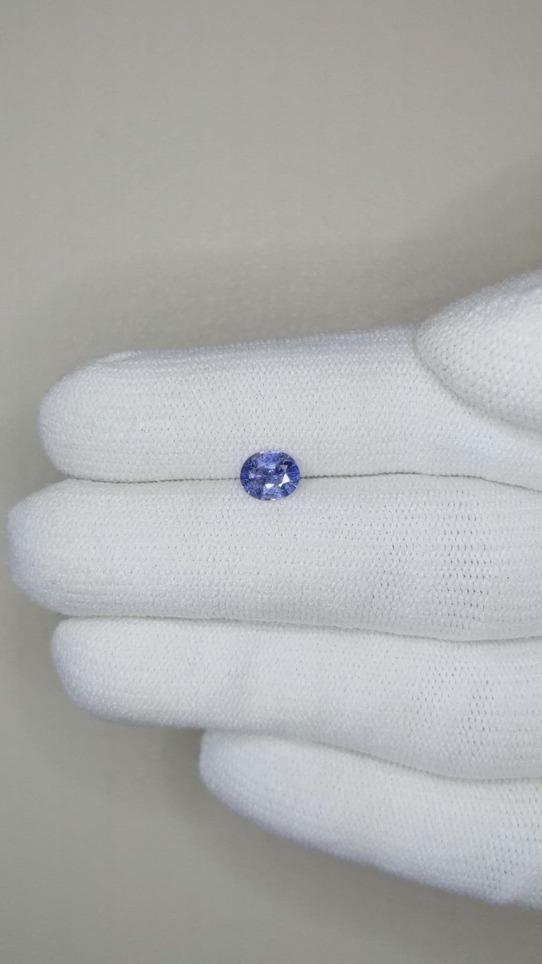 0.61 Ct. Blue Sapphire from Ceylon (Sri Lanka) Size Video