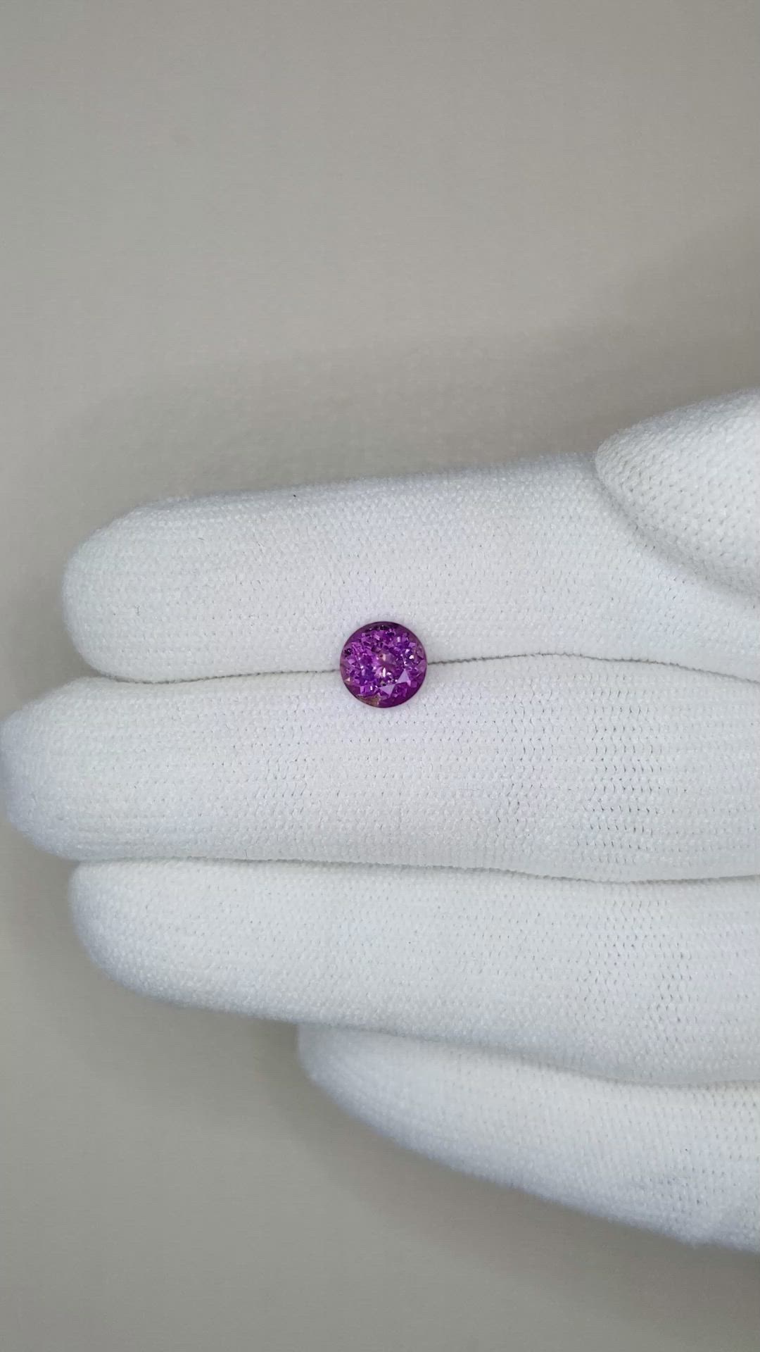 1.27 Ct. Purple Sapphire from Ceylon (Sri Lanka) Size Video