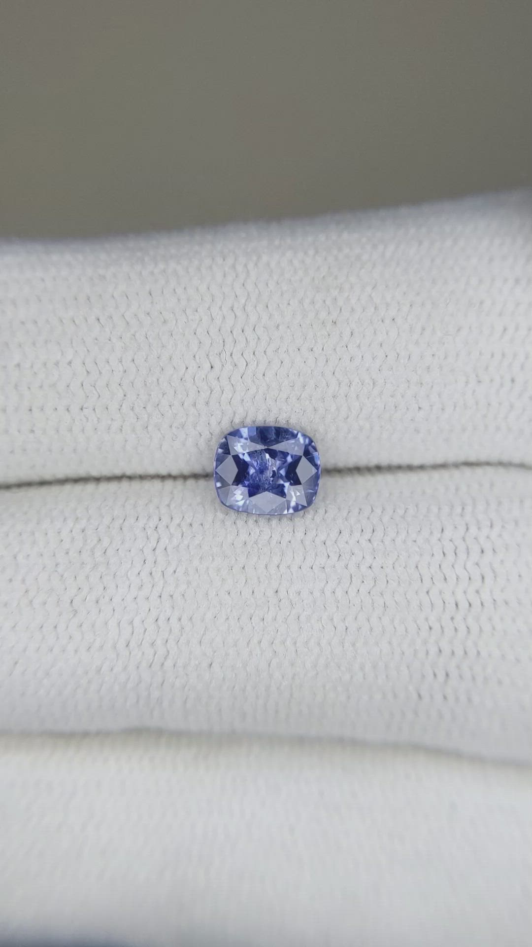 0.76 Ct. Blue Sapphire from Ceylon (Sri Lanka) Size Video
