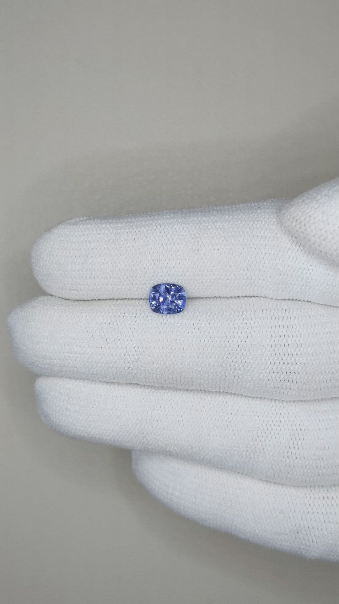 0.76 Ct. Blue Sapphire from Ceylon (Sri Lanka) Size Video