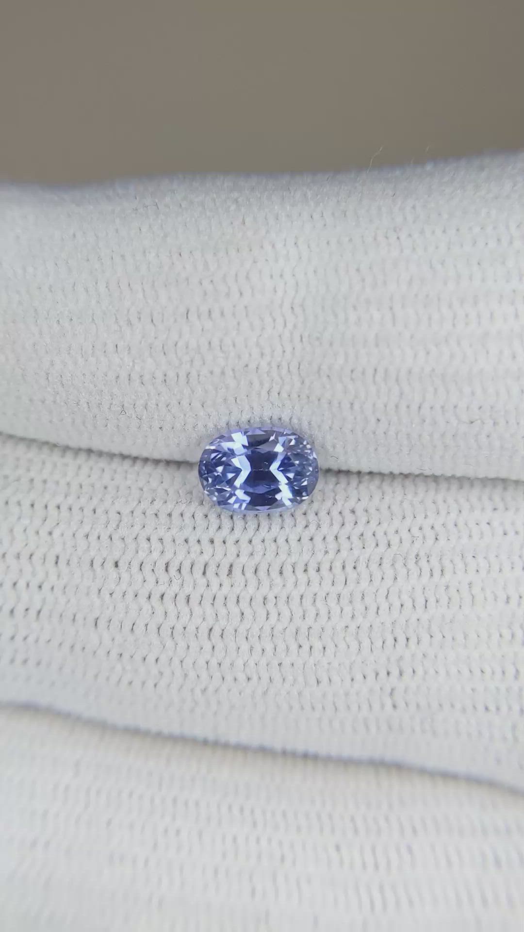 1.24 Ct. Blue Sapphire from Ceylon (Sri Lanka) Size Video
