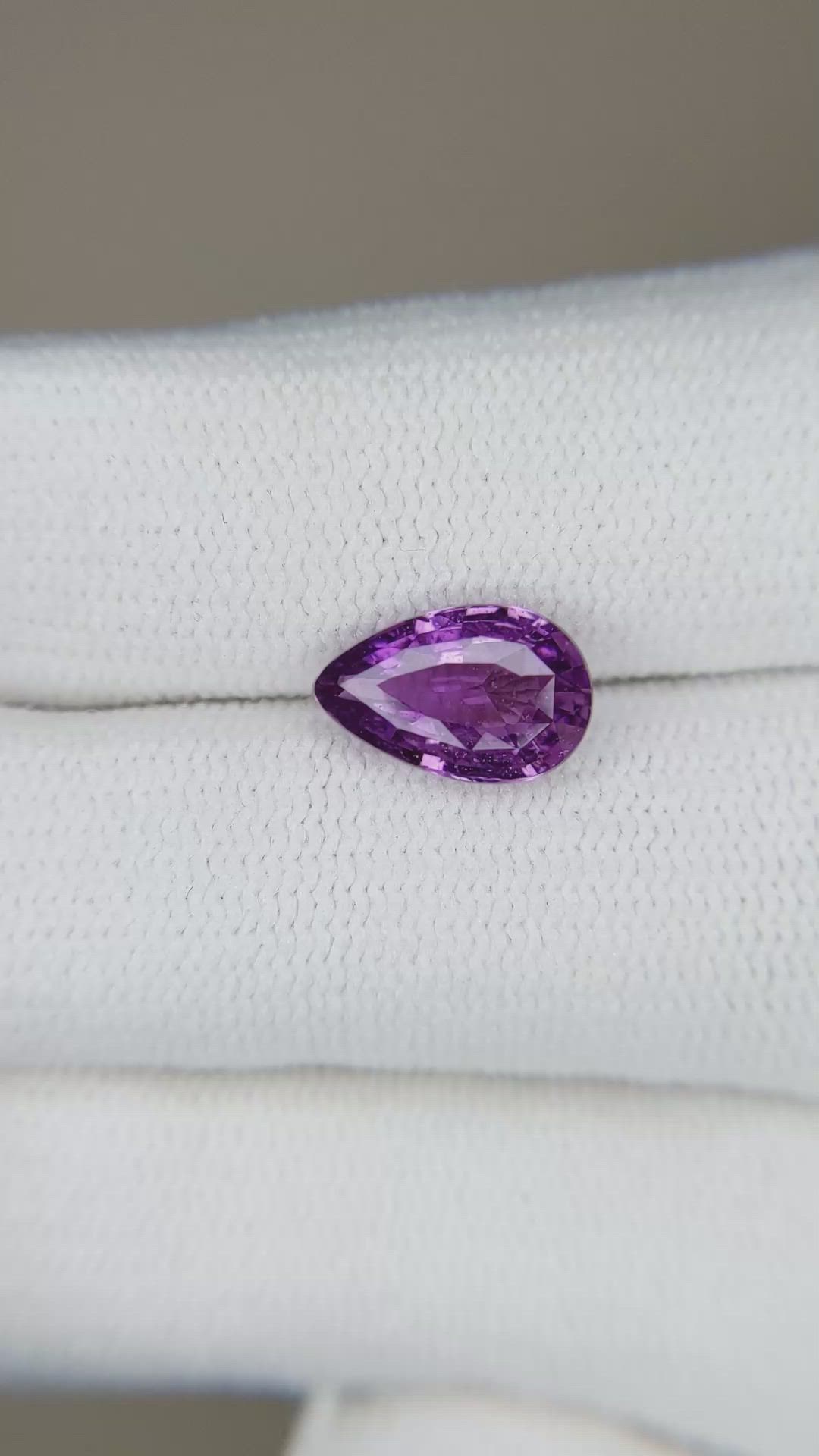 2.03 Ct. Purple Sapphire from Ceylon (Sri Lanka) Size Video