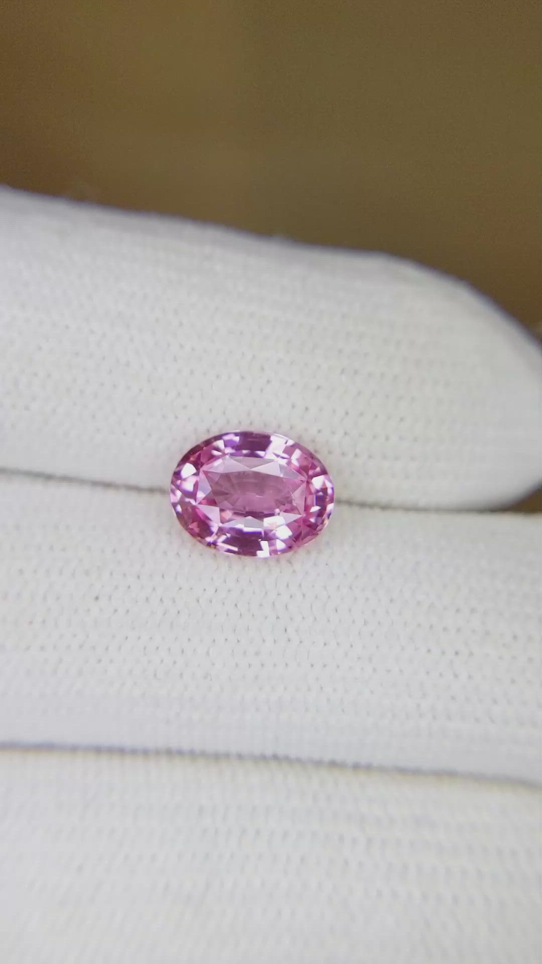 2.36 Ct. Purple Sapphire from Ceylon (Sri Lanka) Size Video
