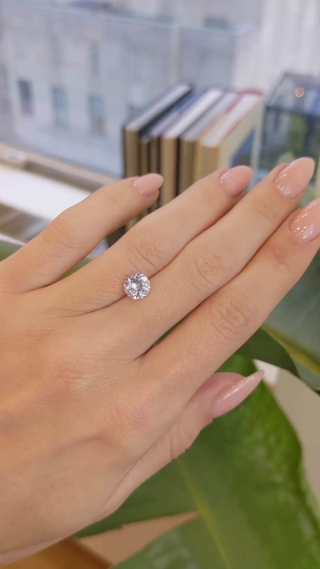 1.66 Ct. Pink Sapphire from Ceylon (Sri Lanka) Size Video