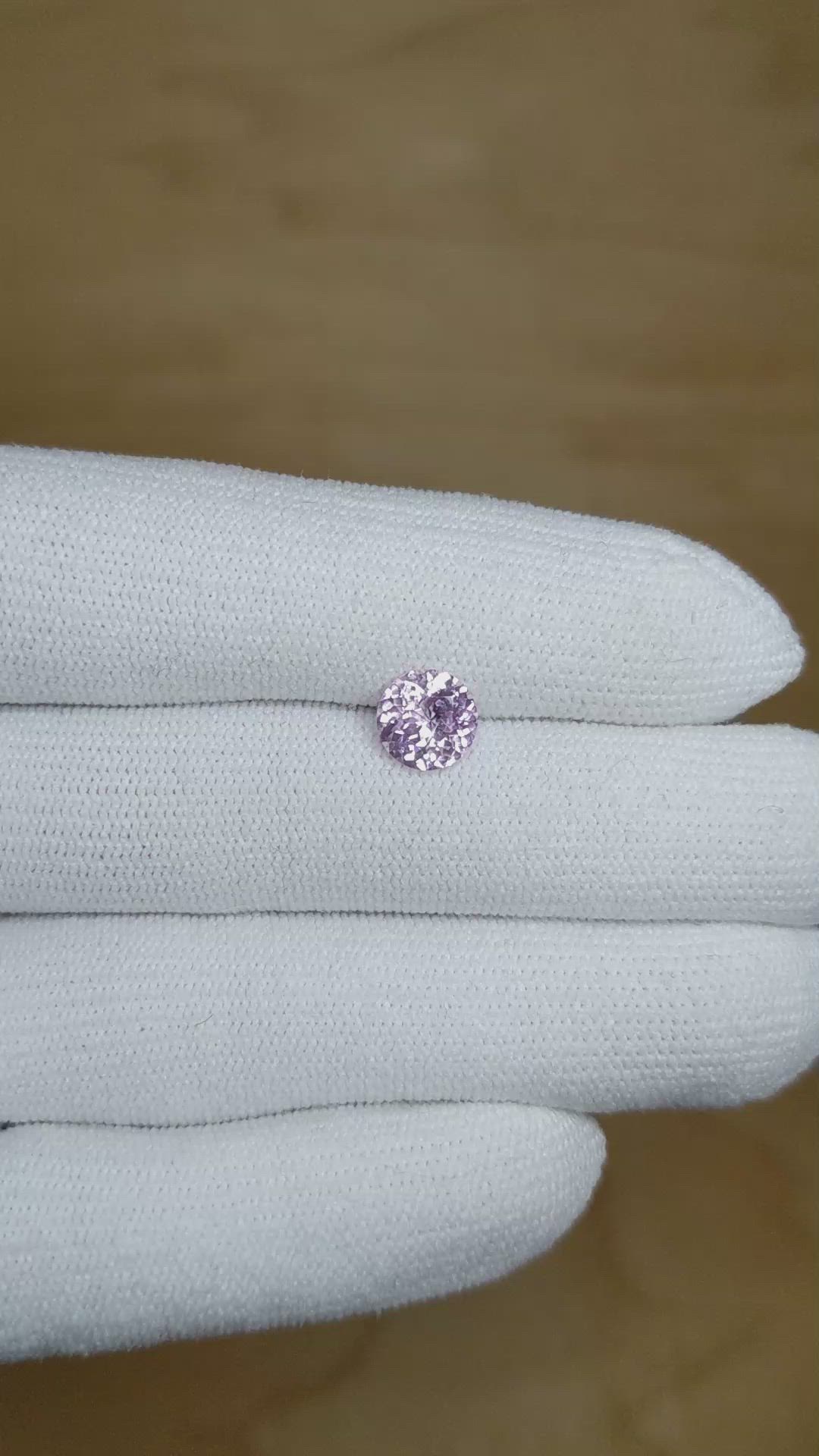 1.66 Ct. Pink Sapphire from Ceylon (Sri Lanka) Size Video