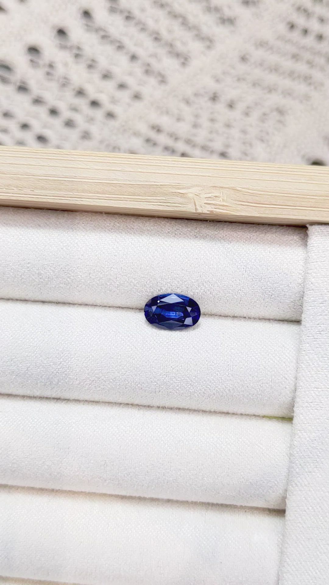 1.84 Ct. Blue Sapphire from Ceylon (Sri Lanka) Size Video