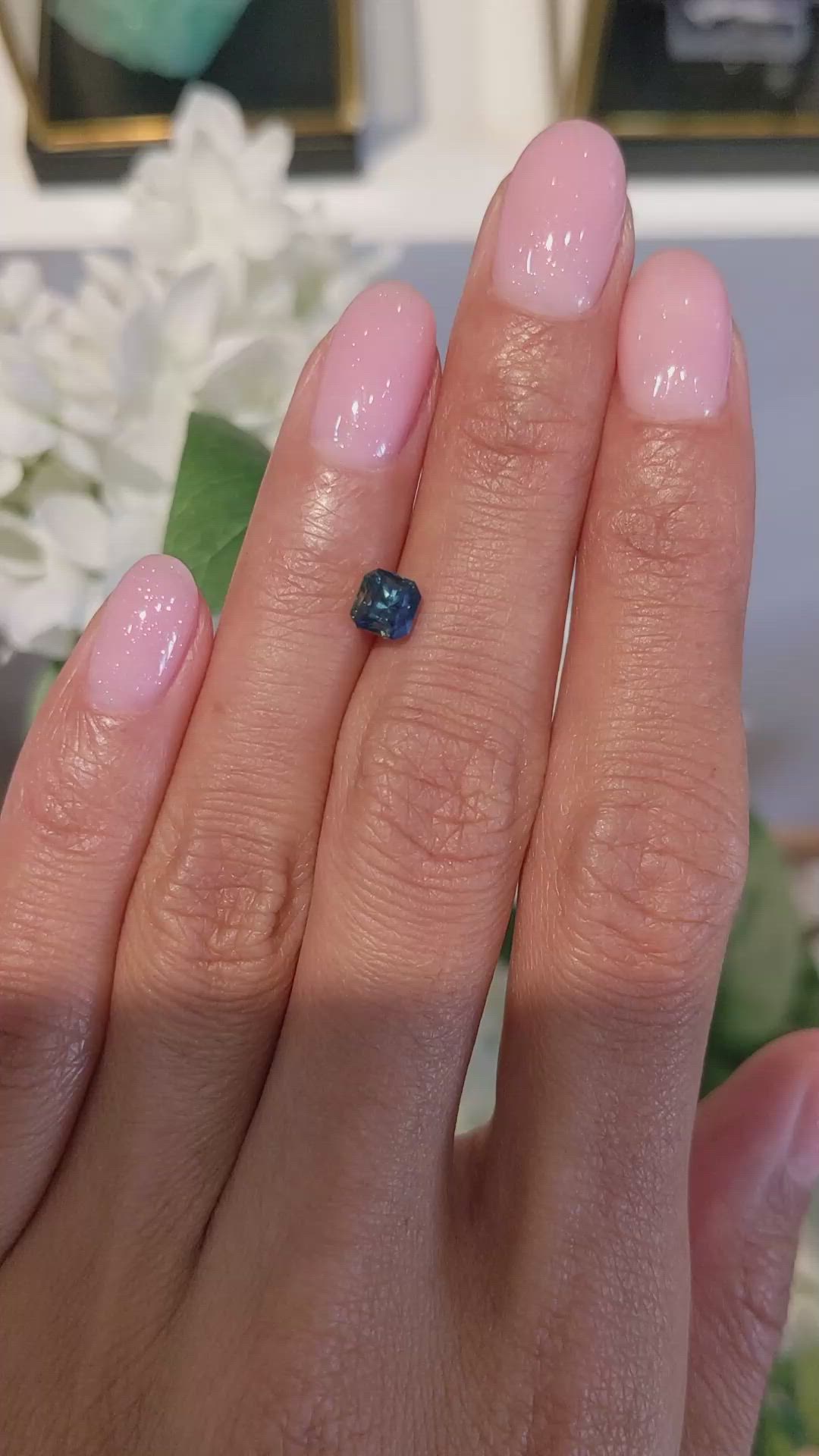 1.05 Ct. Bi Color Sapphire from Madagascar Size Video