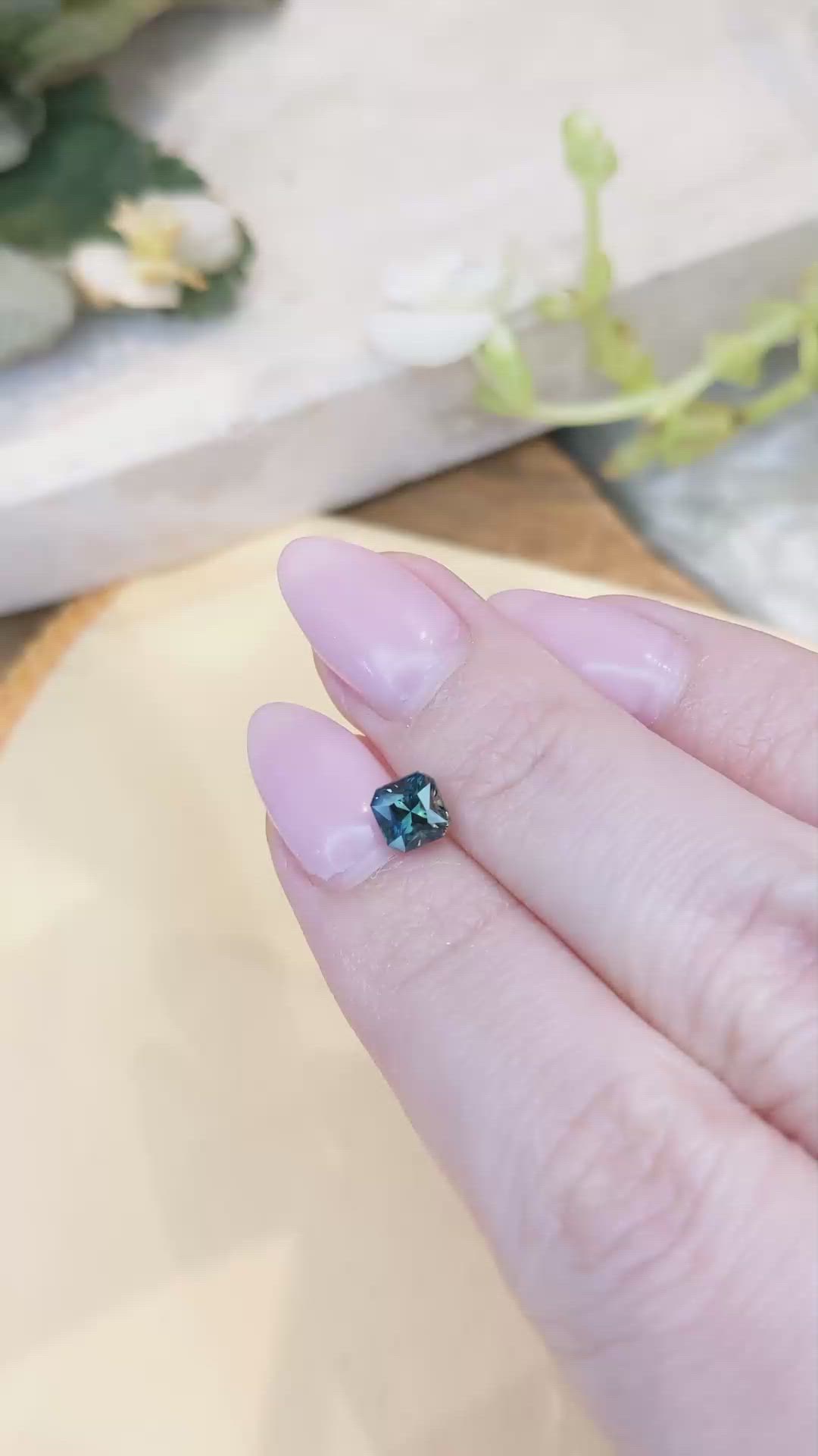 1.05 Ct. Bi Color Sapphire from Madagascar Size Video