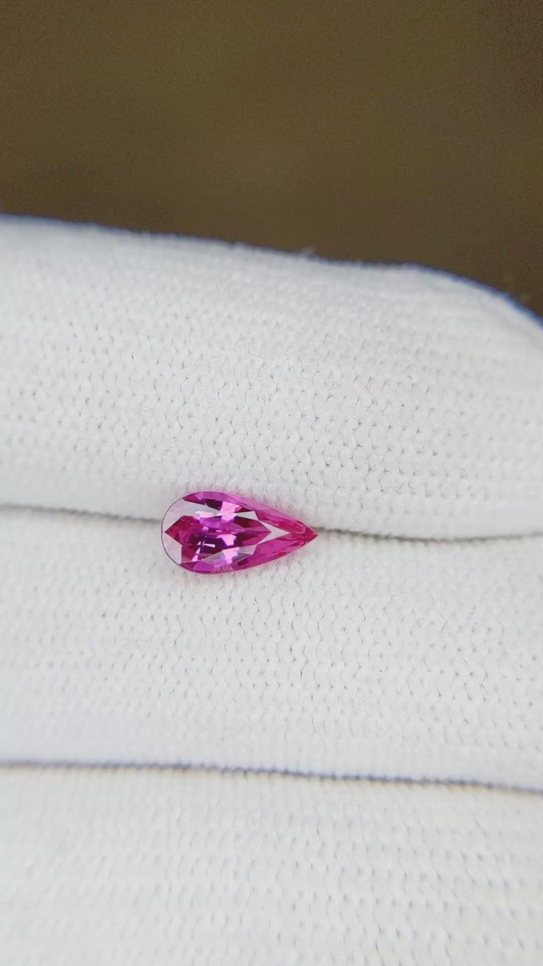 0.97 Ct. Pink Sapphire from Ceylon (Sri Lanka) Size Video