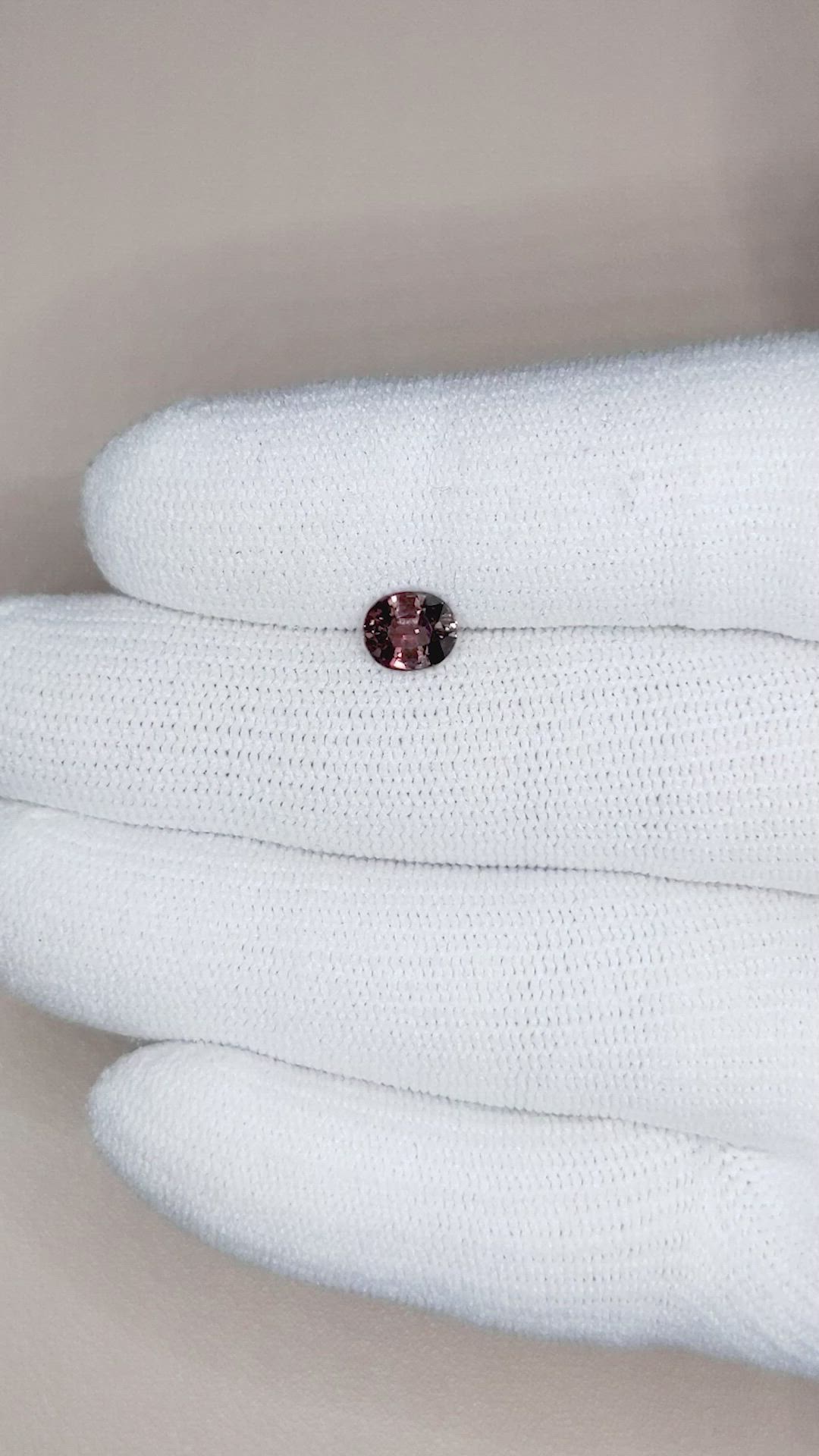 1.02 Ct. Reddish Pink Sapphire from Madagascar Size Video