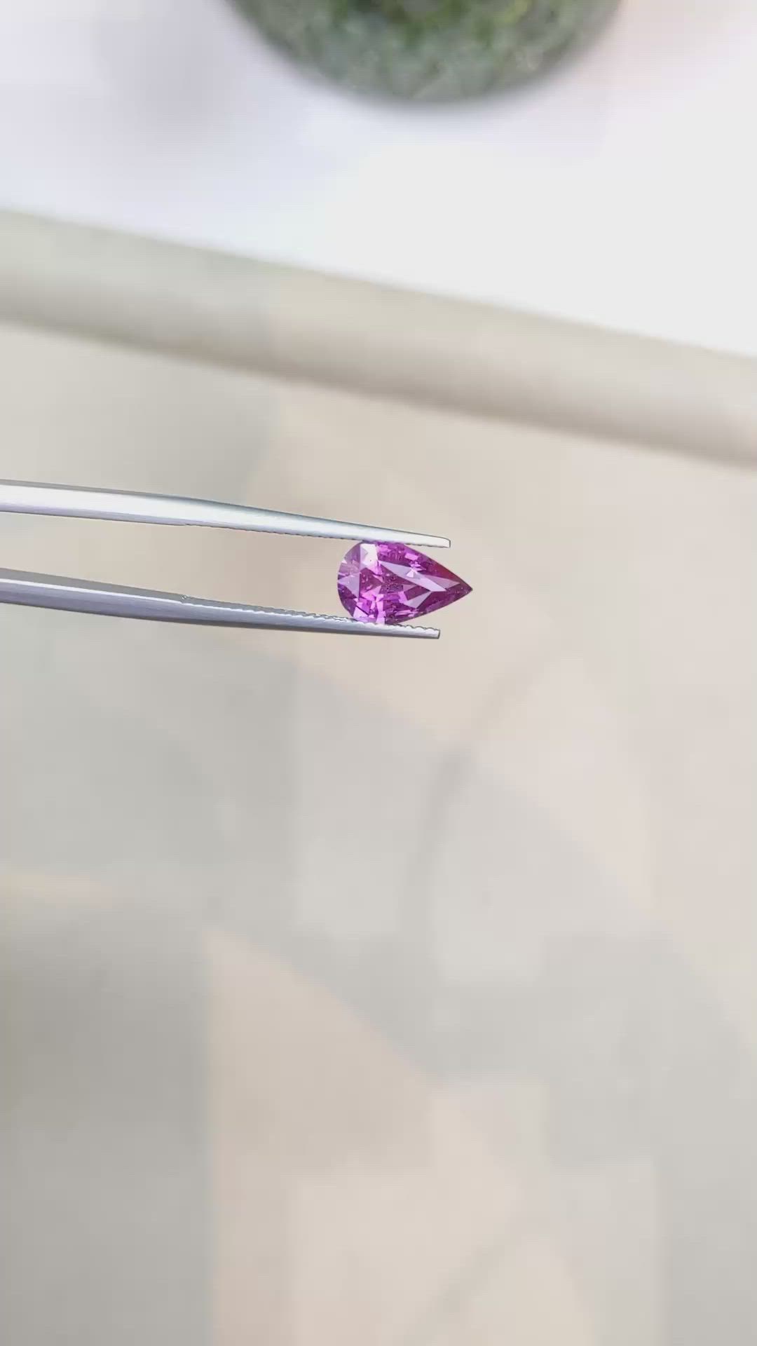 2.16 Ct. Purplish Pink Sapphire from Madagascar Size Video