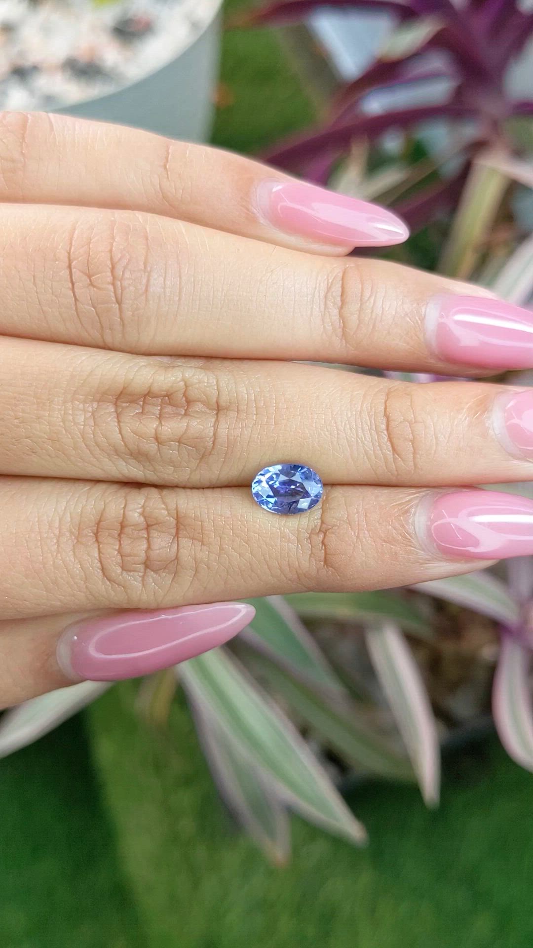 1.83 Ct. Blue Sapphire from Ceylon (Sri Lanka) Size Video
