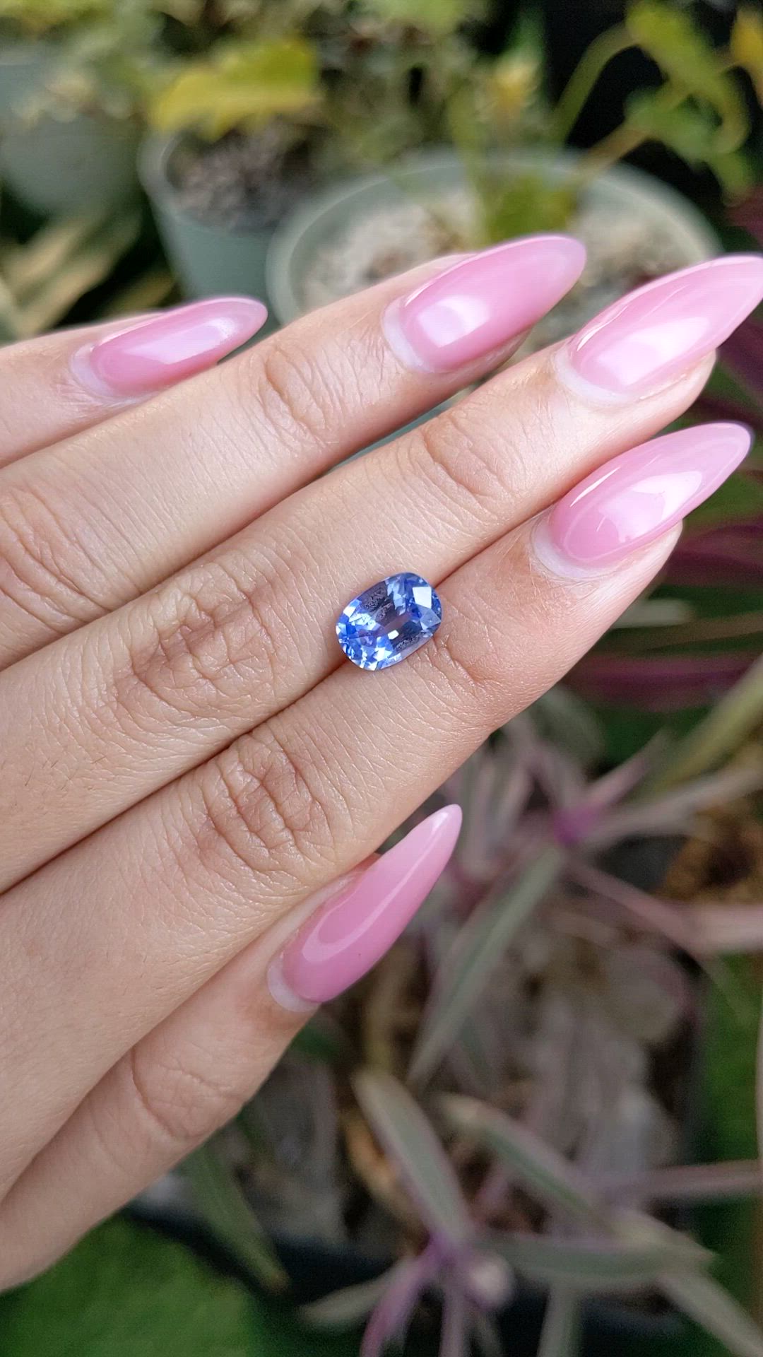 2.43 Ct. Blue Sapphire from Ceylon (Sri Lanka) Size Video