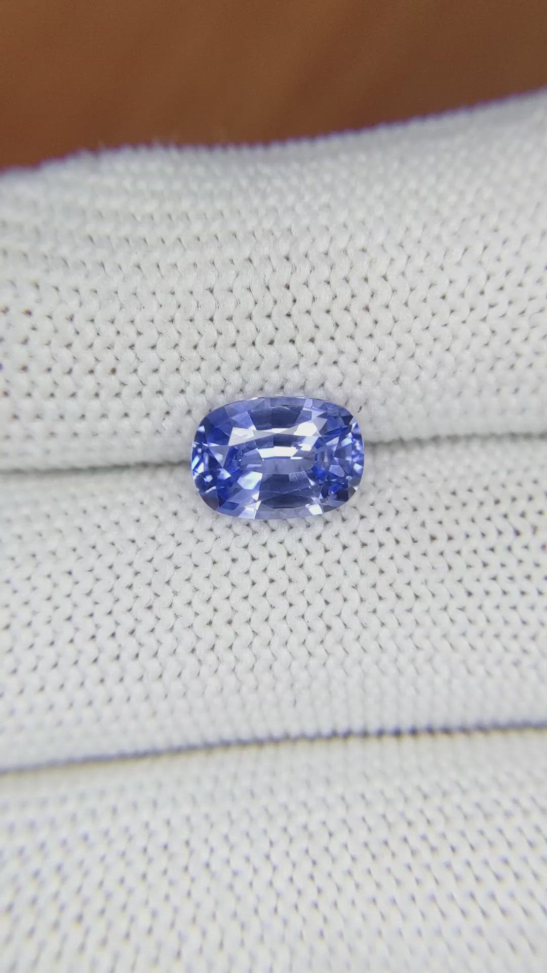 2.43 Ct. Blue Sapphire from Ceylon (Sri Lanka) Size Video