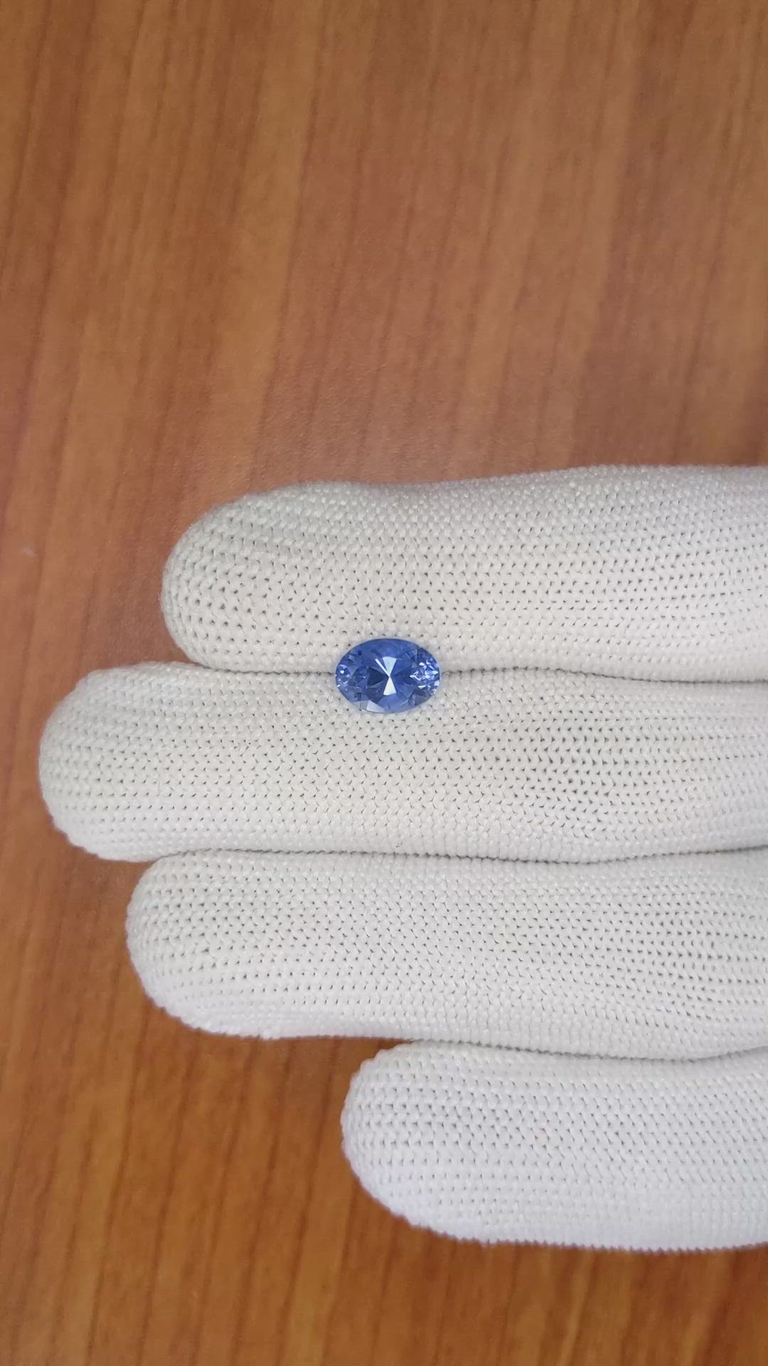 1.96 Ct. Blue Sapphire from Ceylon (Sri Lanka) Size Video