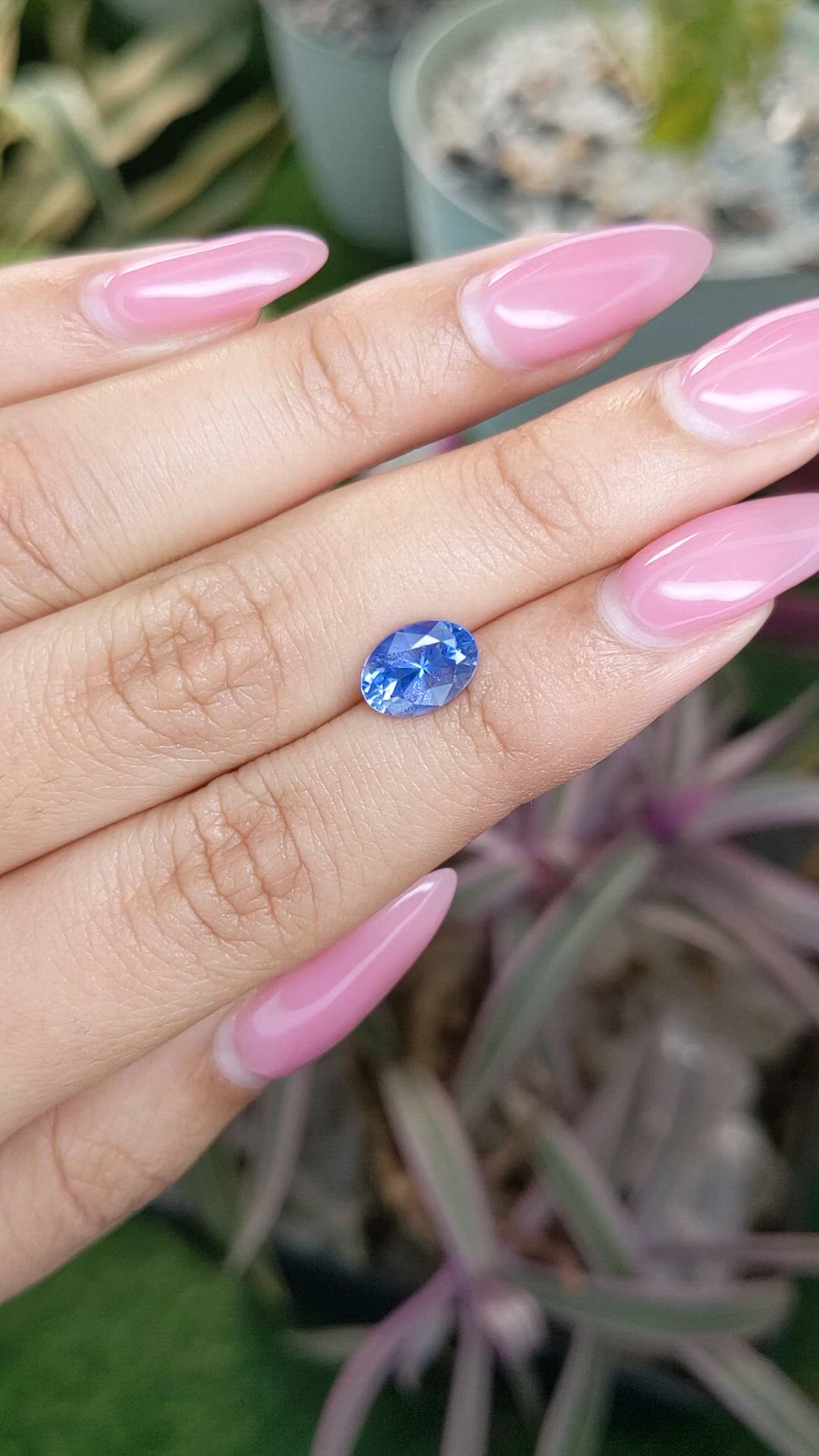 1.96 Ct. Blue Sapphire from Ceylon (Sri Lanka) Size Video