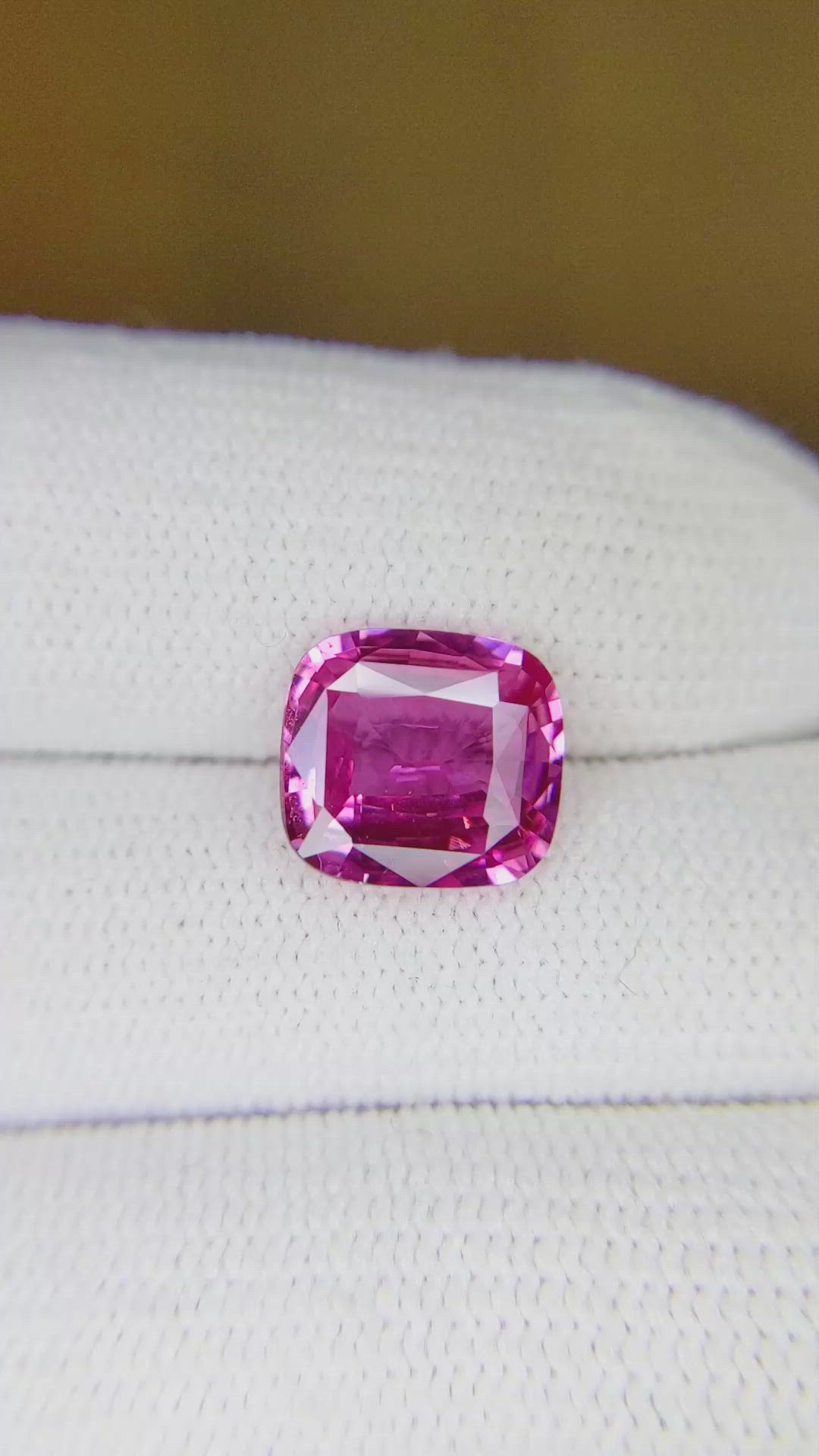 4.04 Ct. Pink Sapphire from Madagascar Size Video