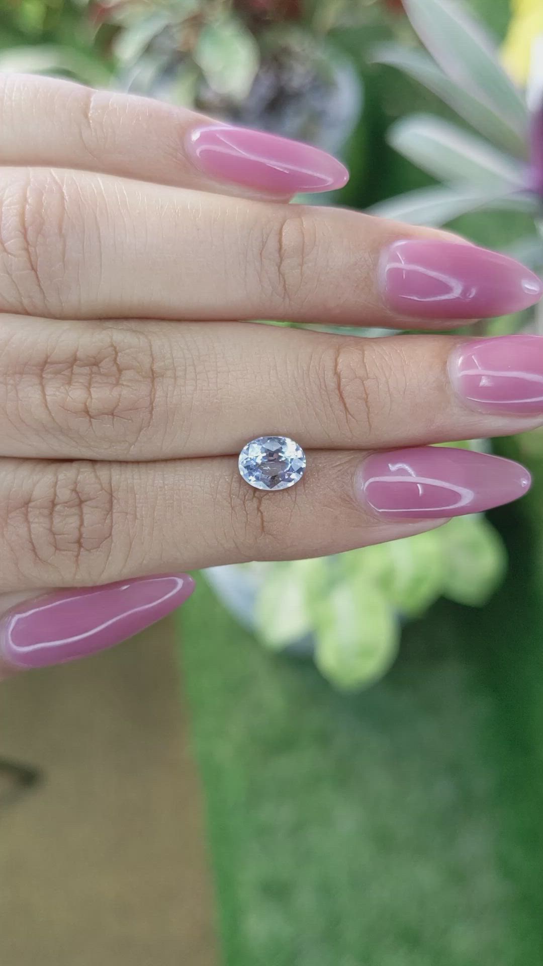 1.25 Ct. Blue Sapphire from Ceylon (Sri Lanka) Size Video