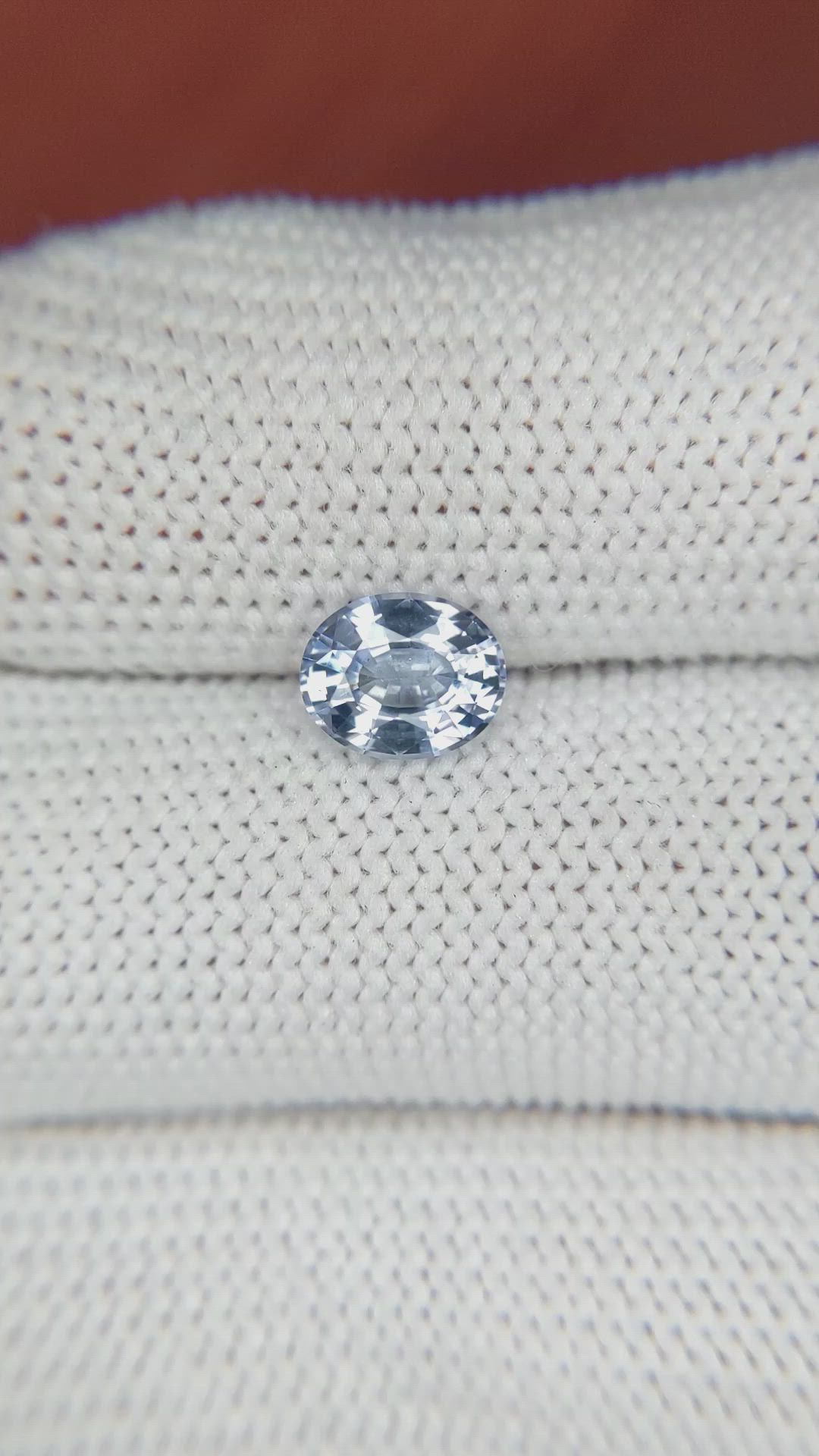 1.25 Ct. Blue Sapphire from Ceylon (Sri Lanka) Size Video