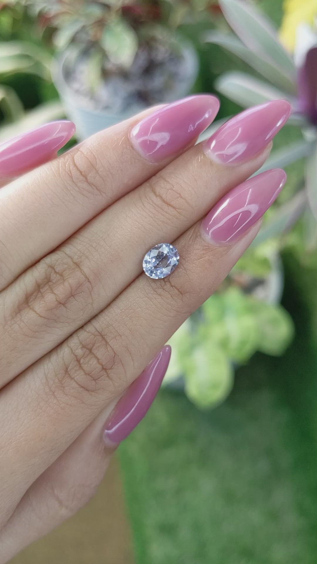1.25 Ct. Blue Sapphire from Ceylon (Sri Lanka) Size Video
