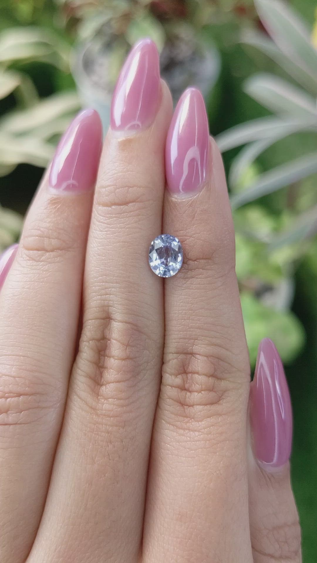 1.25 Ct. Blue Sapphire from Ceylon (Sri Lanka) Size Video