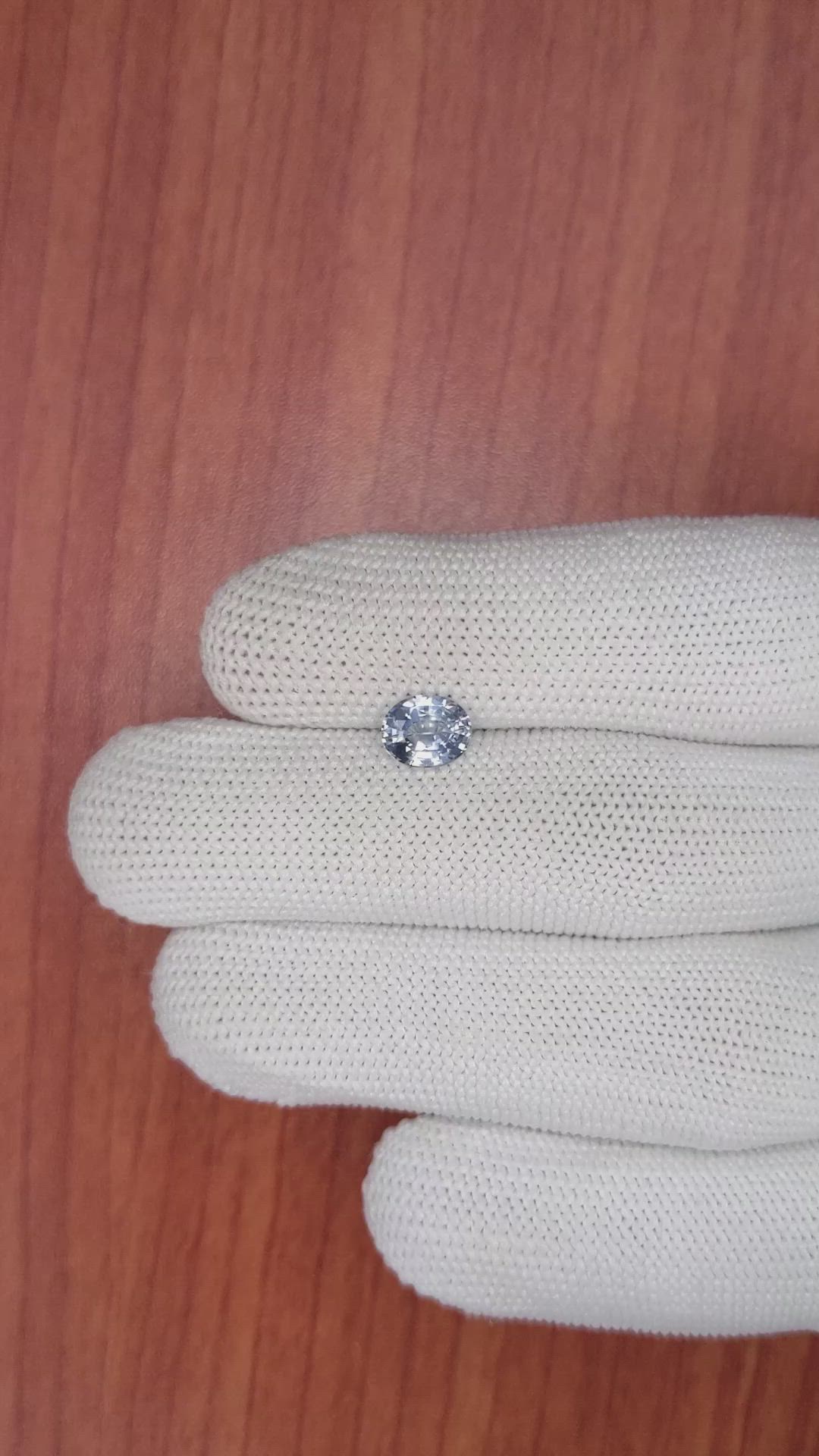 1.25 Ct. Blue Sapphire from Ceylon (Sri Lanka) Size Video