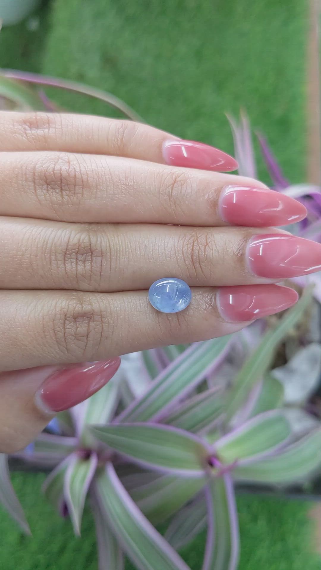 5.33 Ct. Blue Star Sapphire from Ceylon (Sri Lanka) Size Video