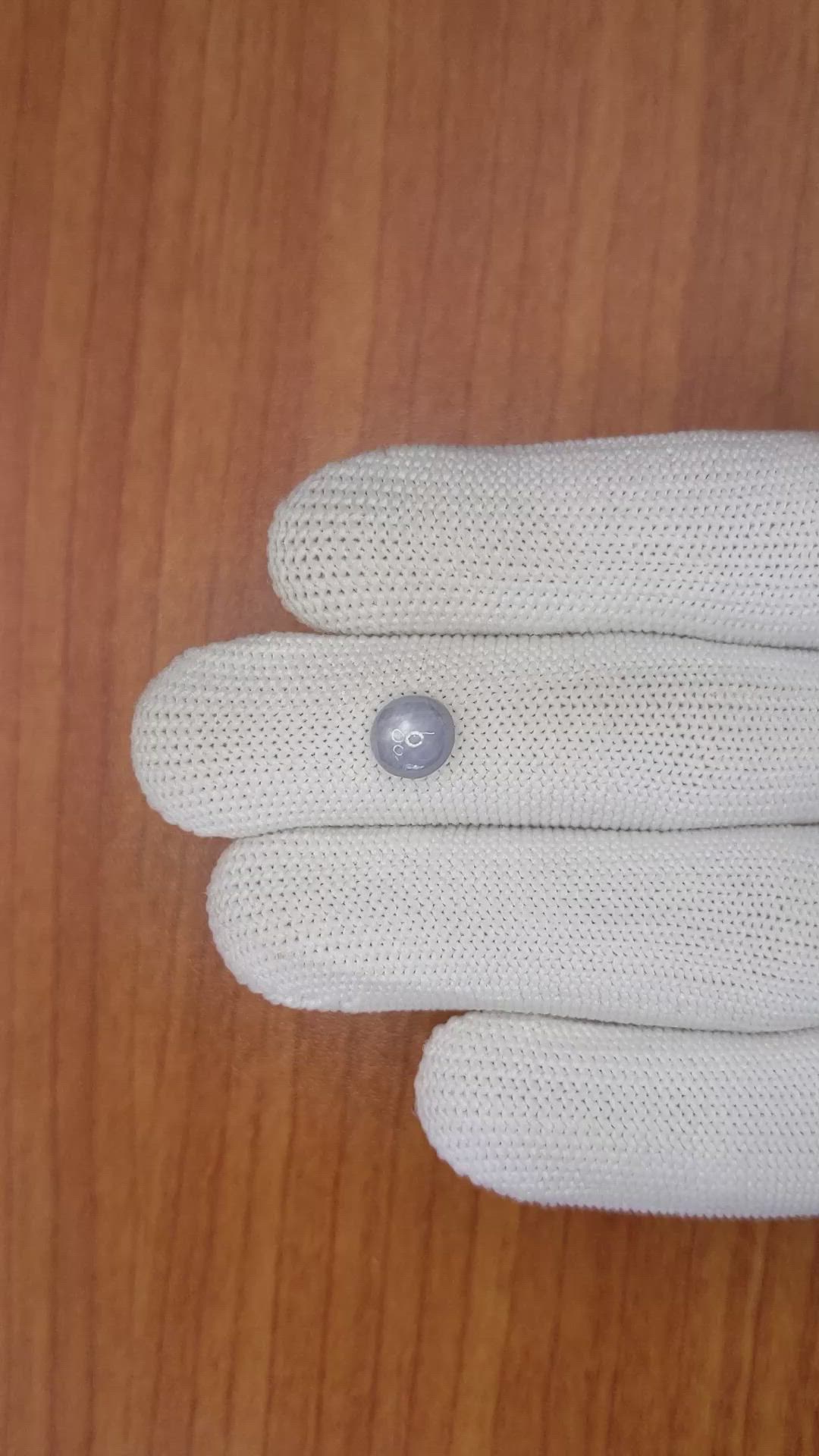 2.15 Ct. Greyish Blue Star Sapphire from Ceylon (Sri Lanka) Size Video