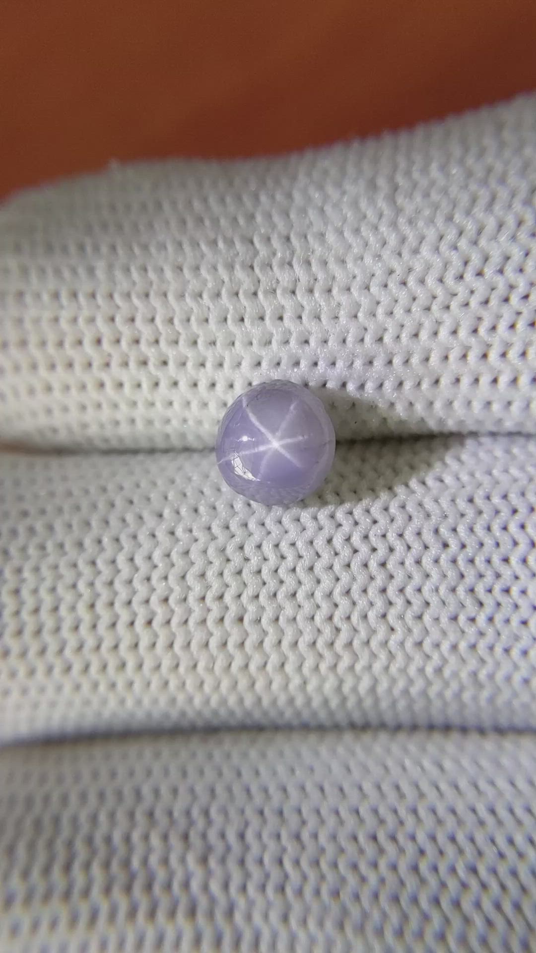 2.37 Ct. Violet Star Sapphire from Ceylon (Sri Lanka) Size Video