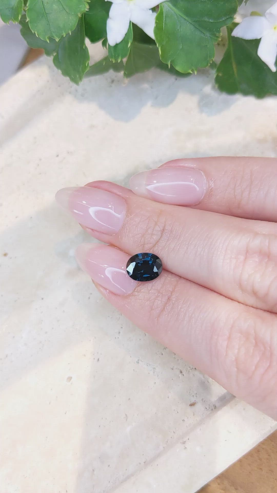 1.65 Ct. Blue Sapphire from Australia Size Video