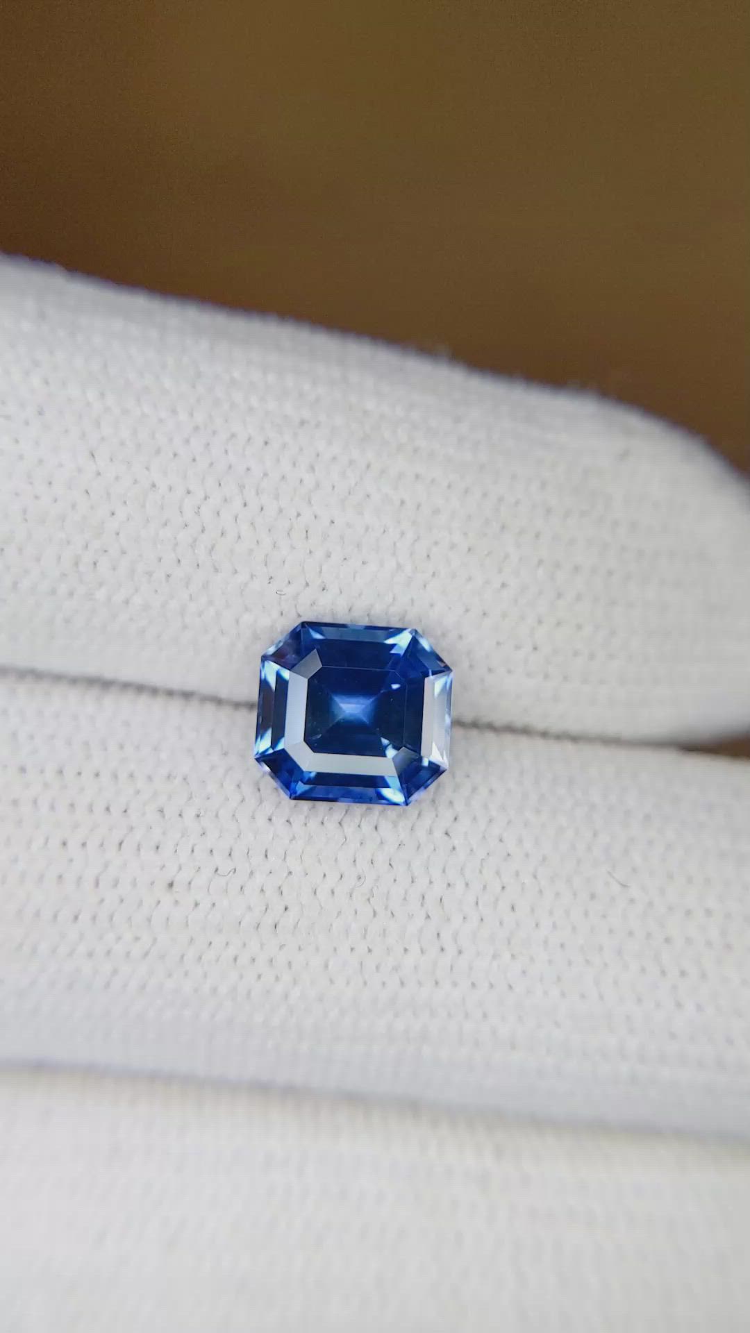 2.40 Ct. Blue Sapphire from Ceylon (Sri Lanka) Size Video