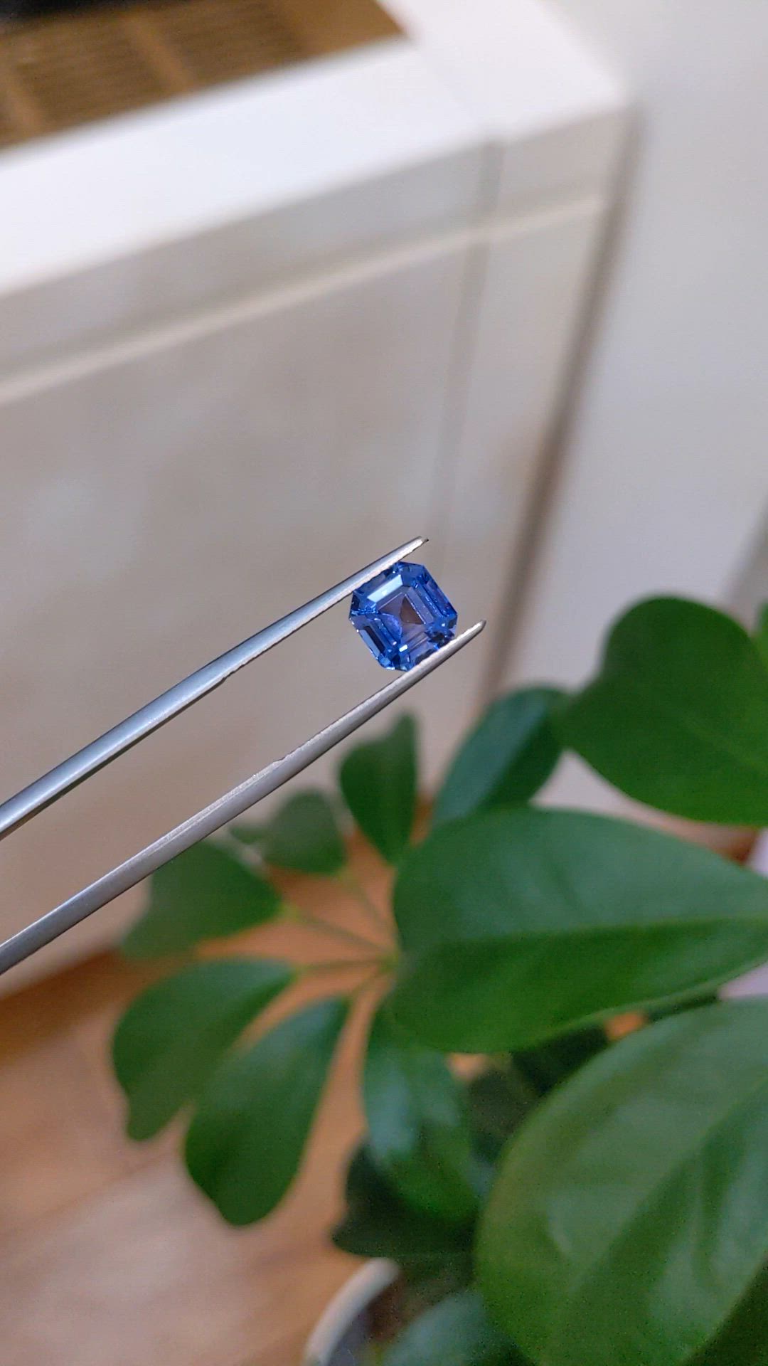 2.40 Ct. Blue Sapphire from Ceylon (Sri Lanka) Size Video