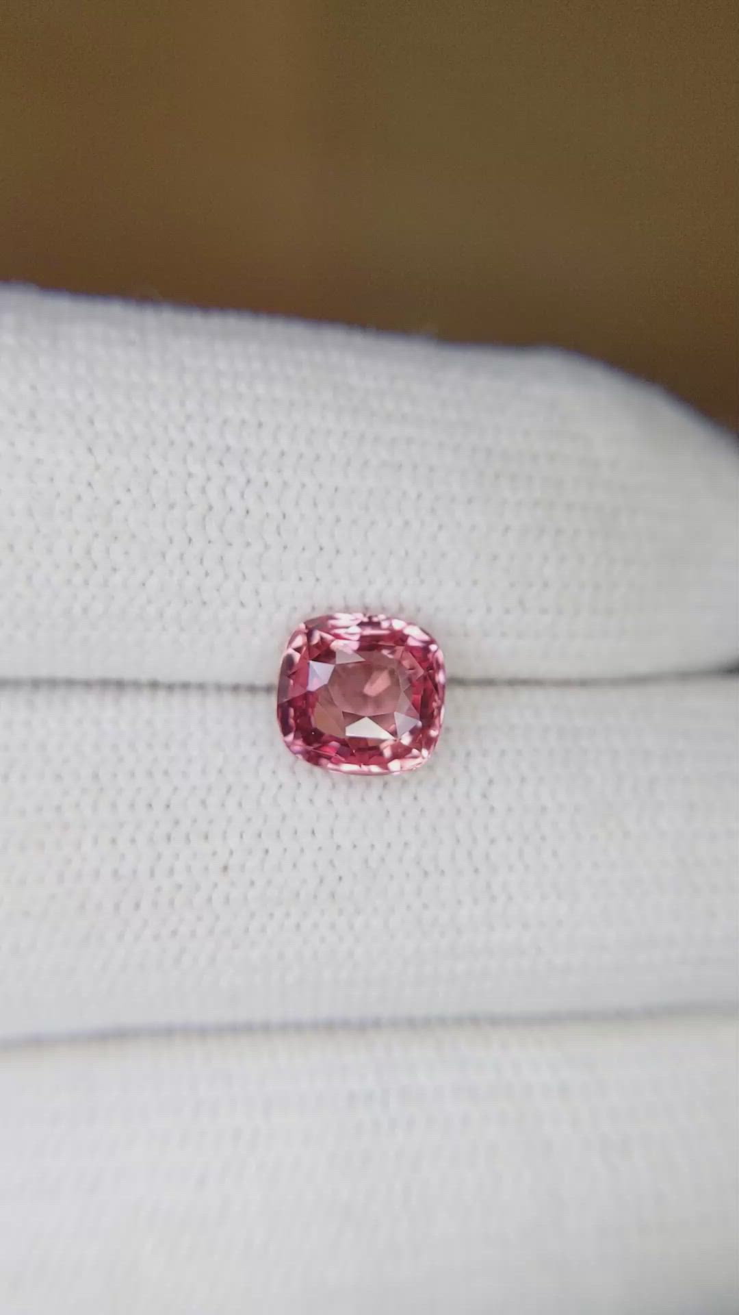 2.05 Ct. Padparadscha Sapphire from Madagascar Size Video