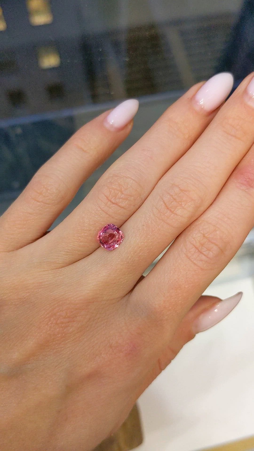 2.05 Ct. Padparadscha Sapphire from Madagascar Size Video