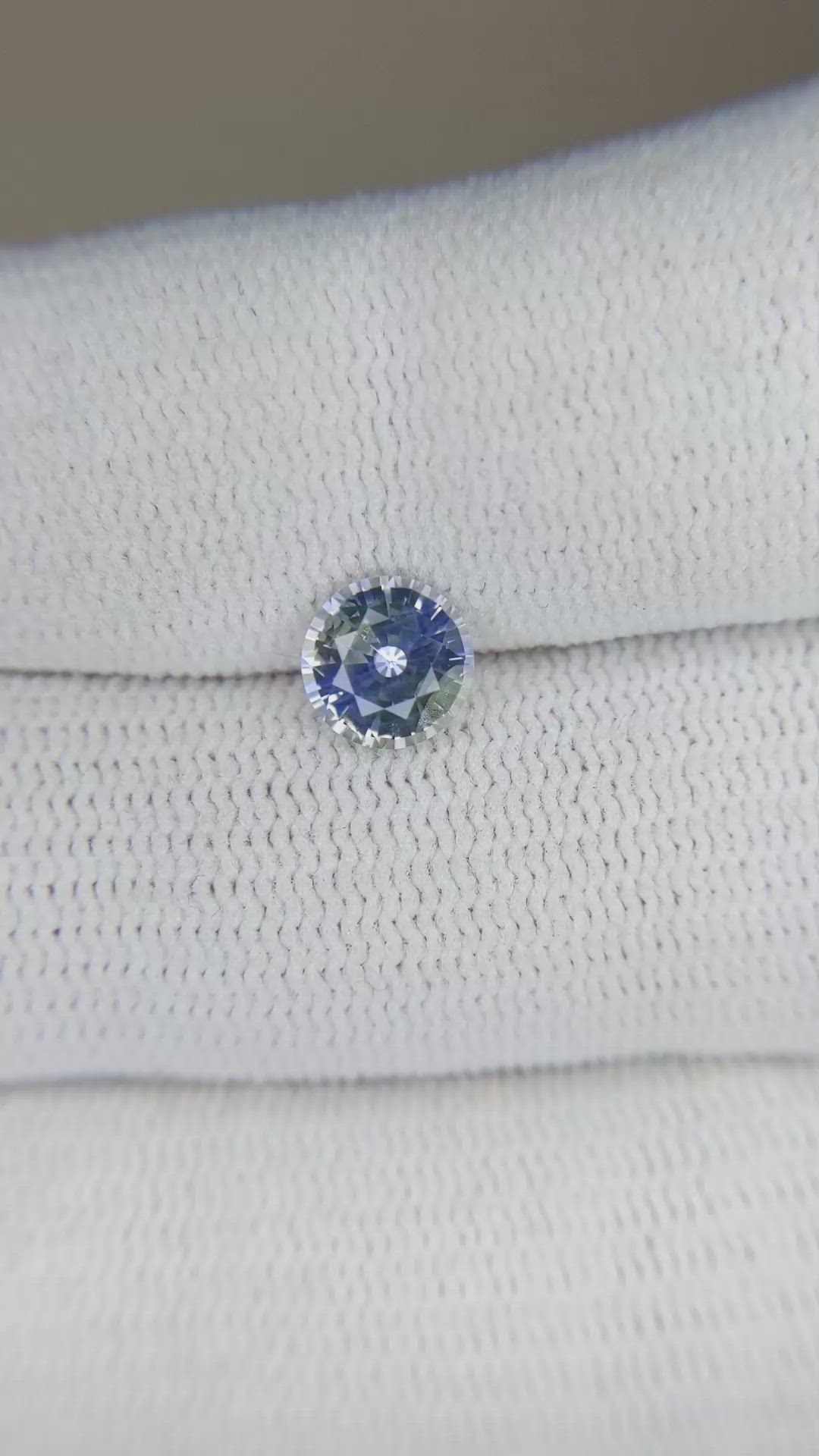 1.05 Ct. Bi Color Sapphire from Ceylon (Sri Lanka) Size Video